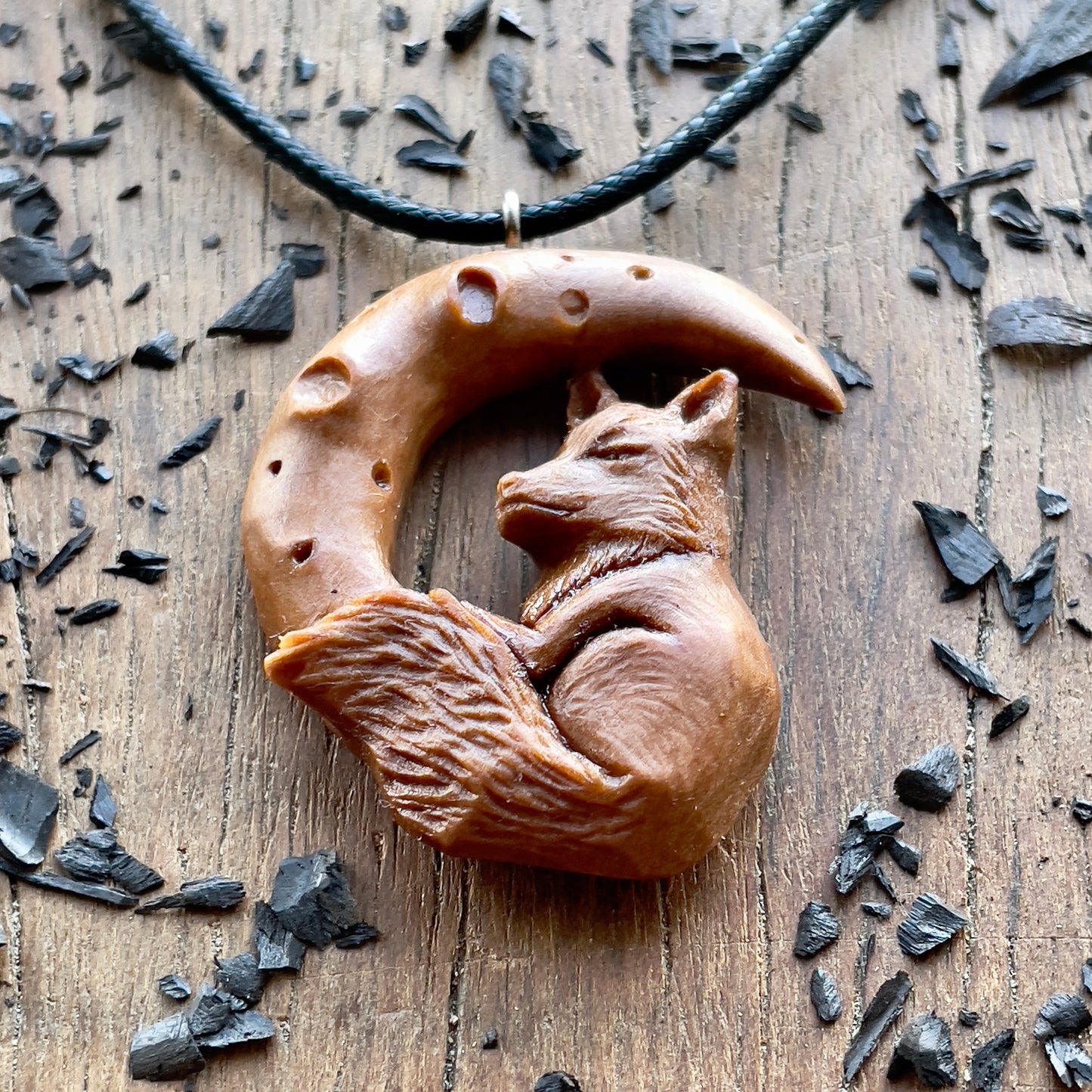 The Fox And The Moon Pendant