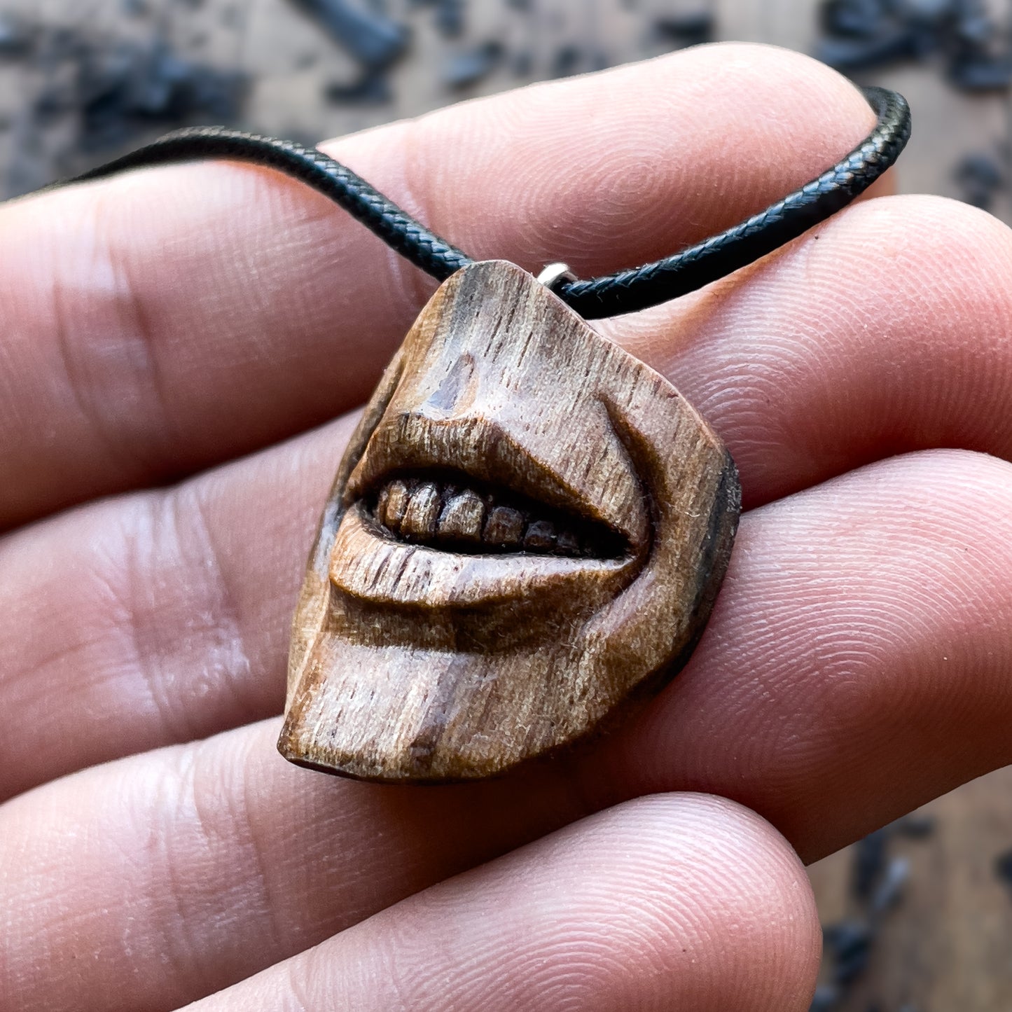 “Happy Expression” Smiling Mouth Pendant