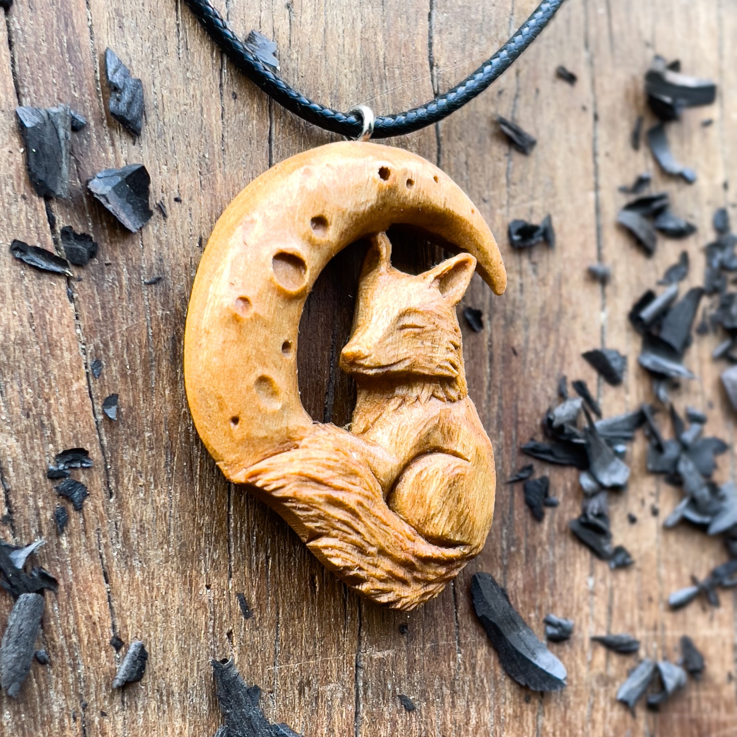 The Fox And The Moon Pendant