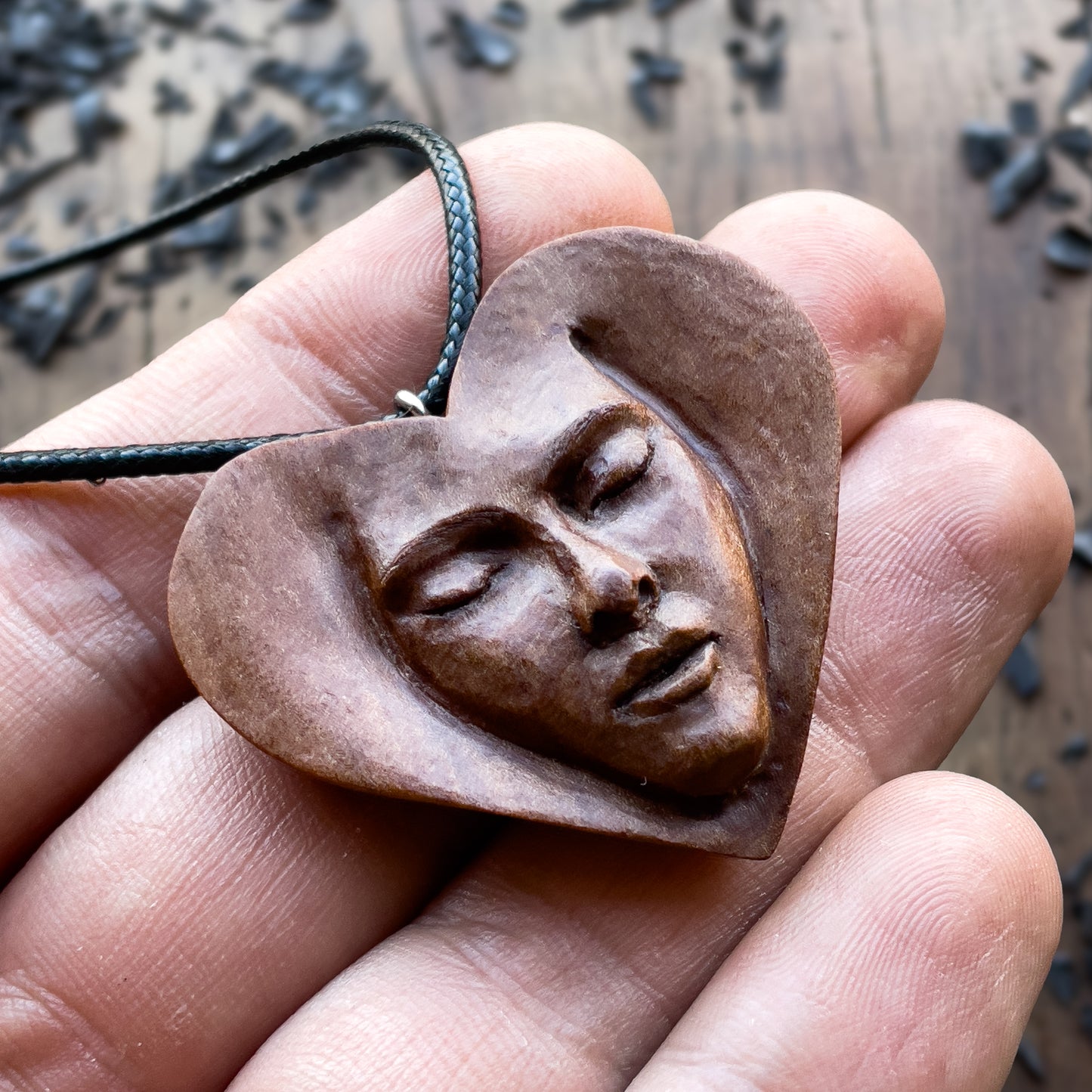 “Face into Heart” Pendant