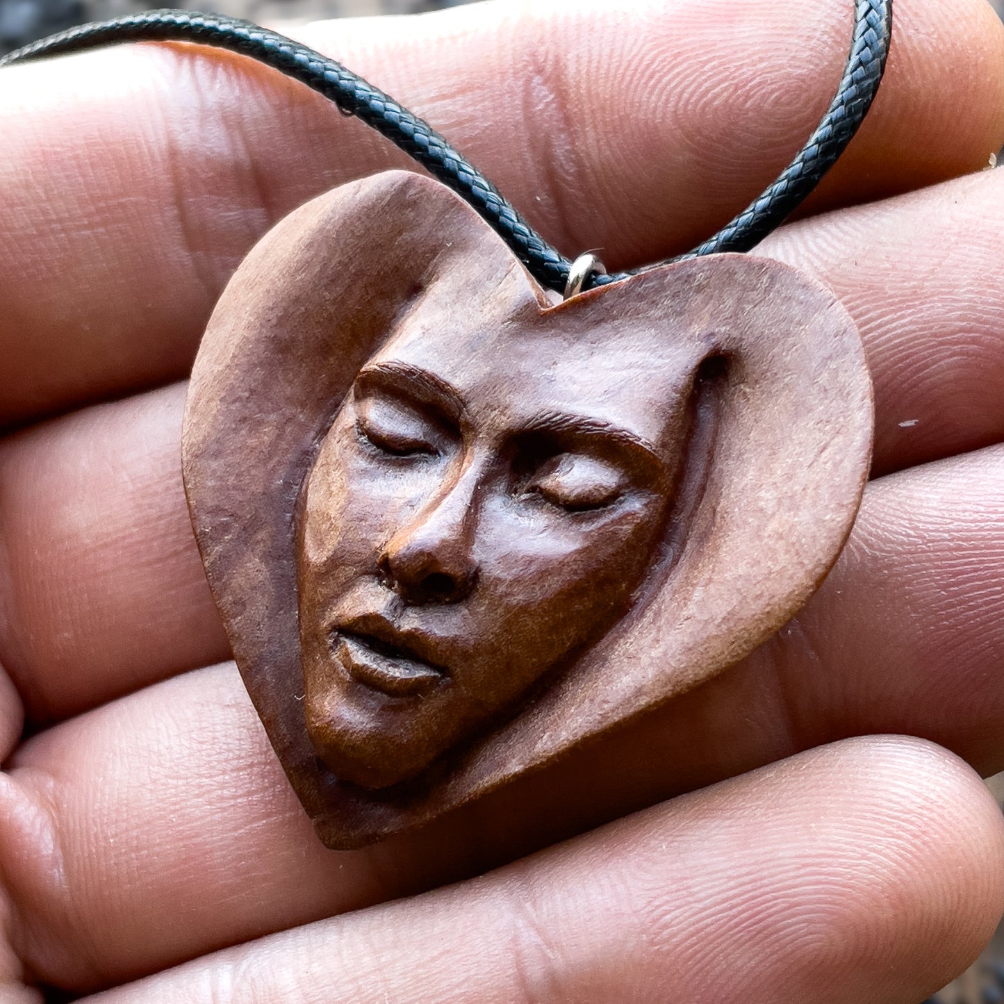 “Face into Heart” Pendant