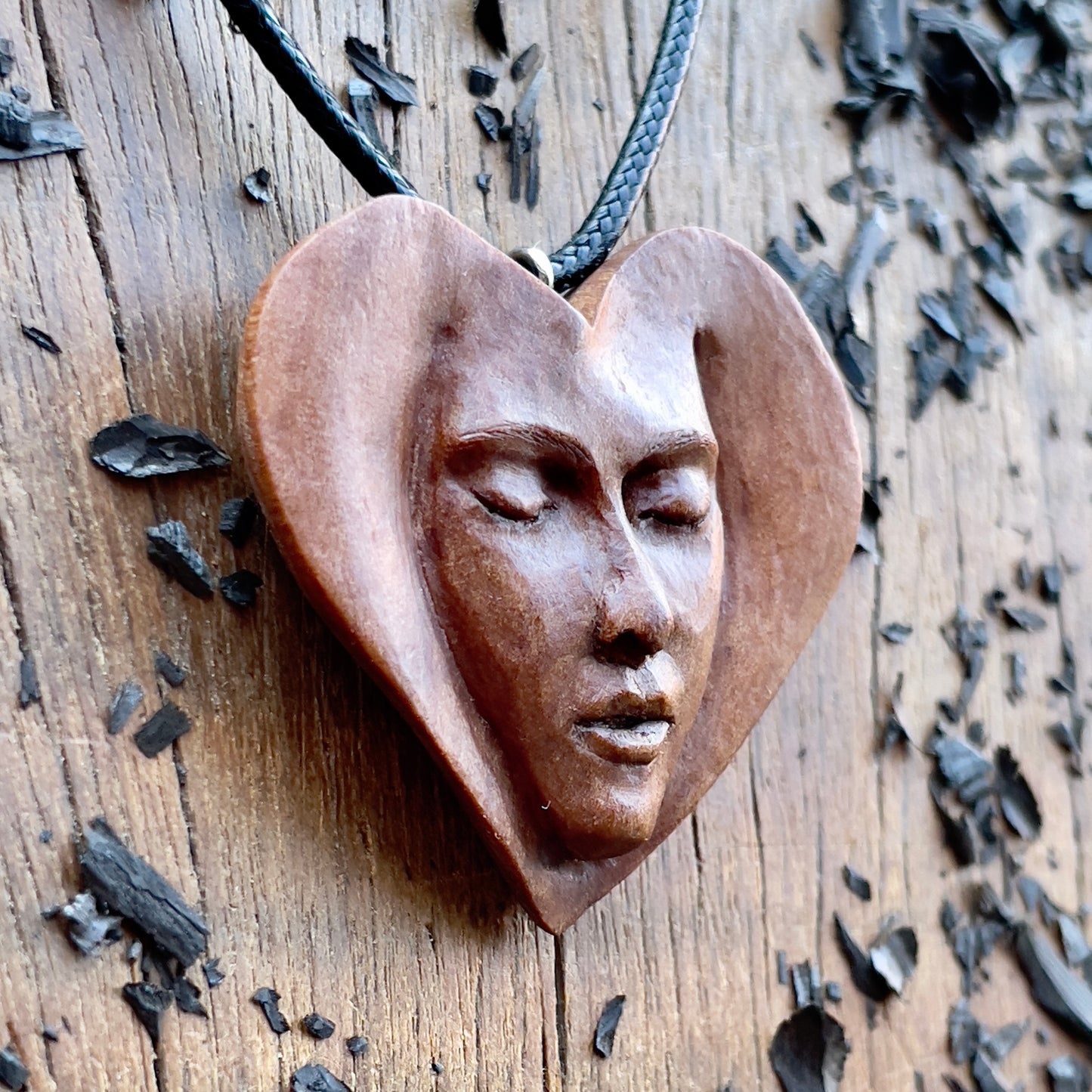 “Face into Heart” Pendant