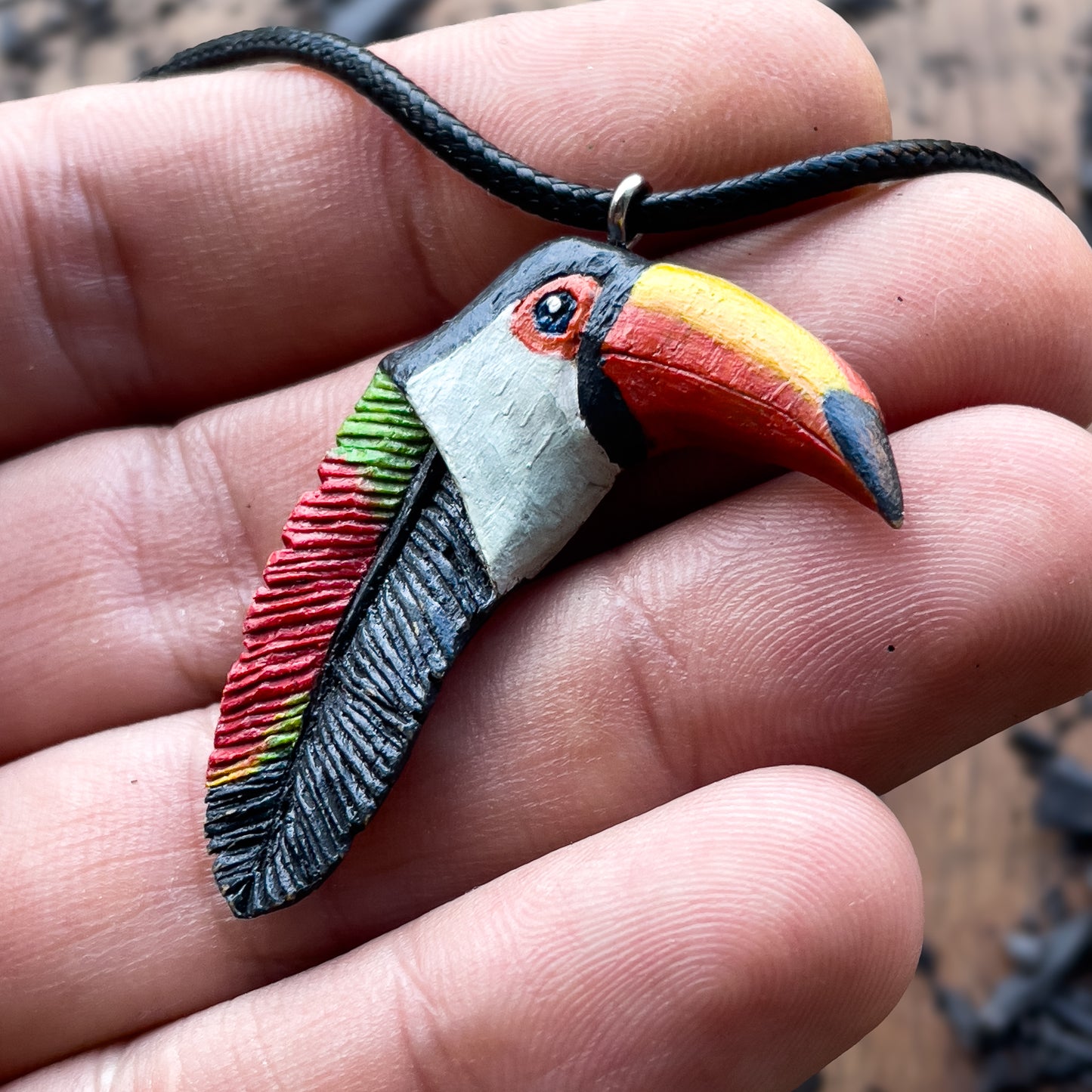 Toucan Totem Pendant