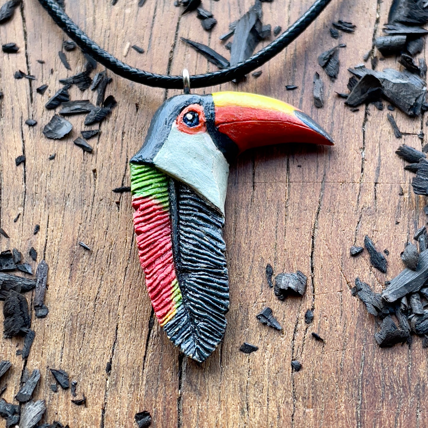 Toucan Totem Pendant