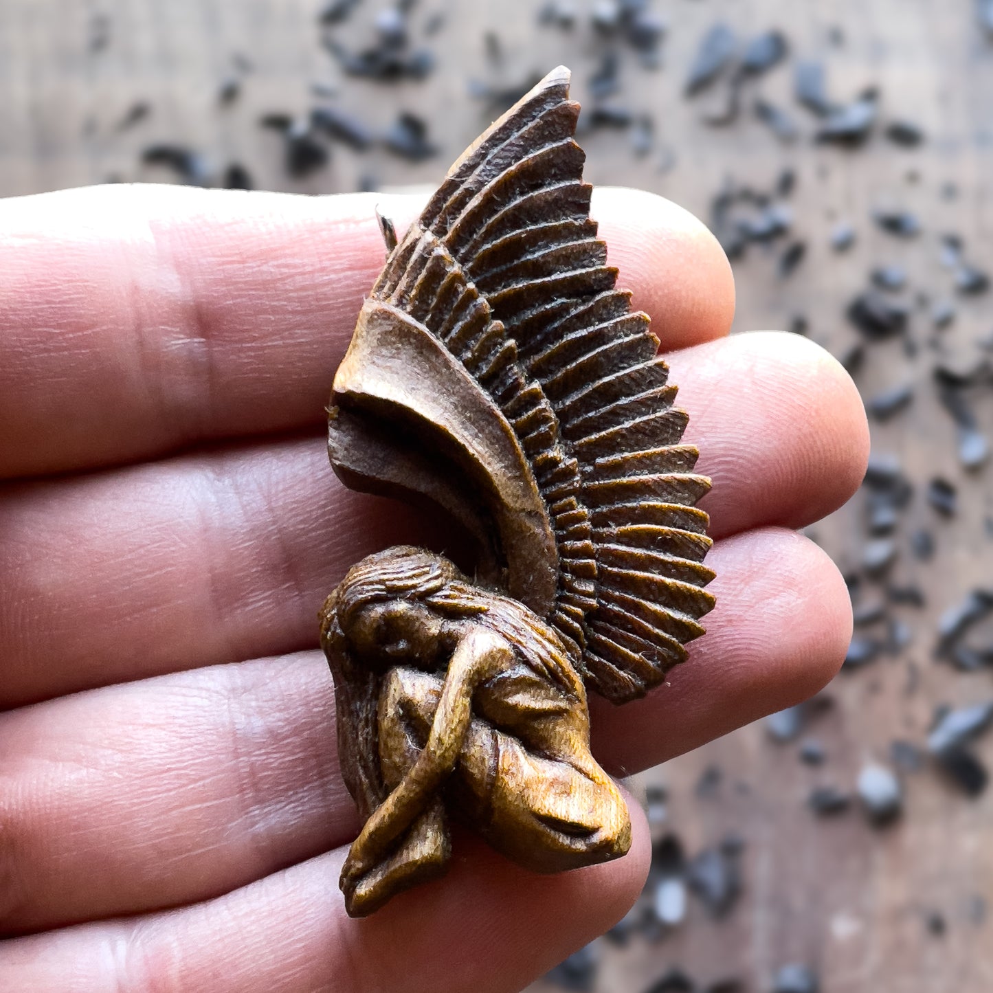 Angel Pendant – Quiet Grace
