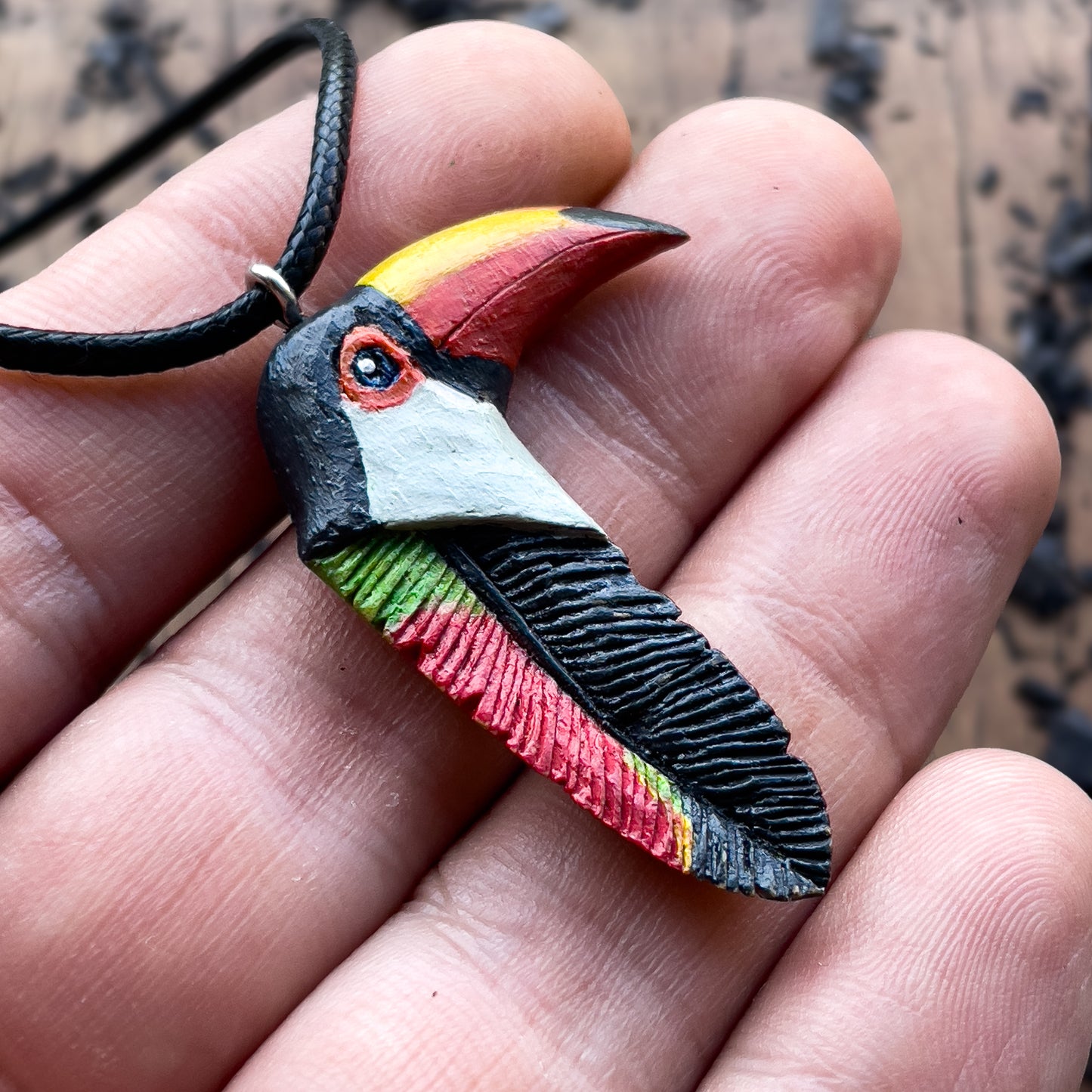 Toucan Totem Pendant