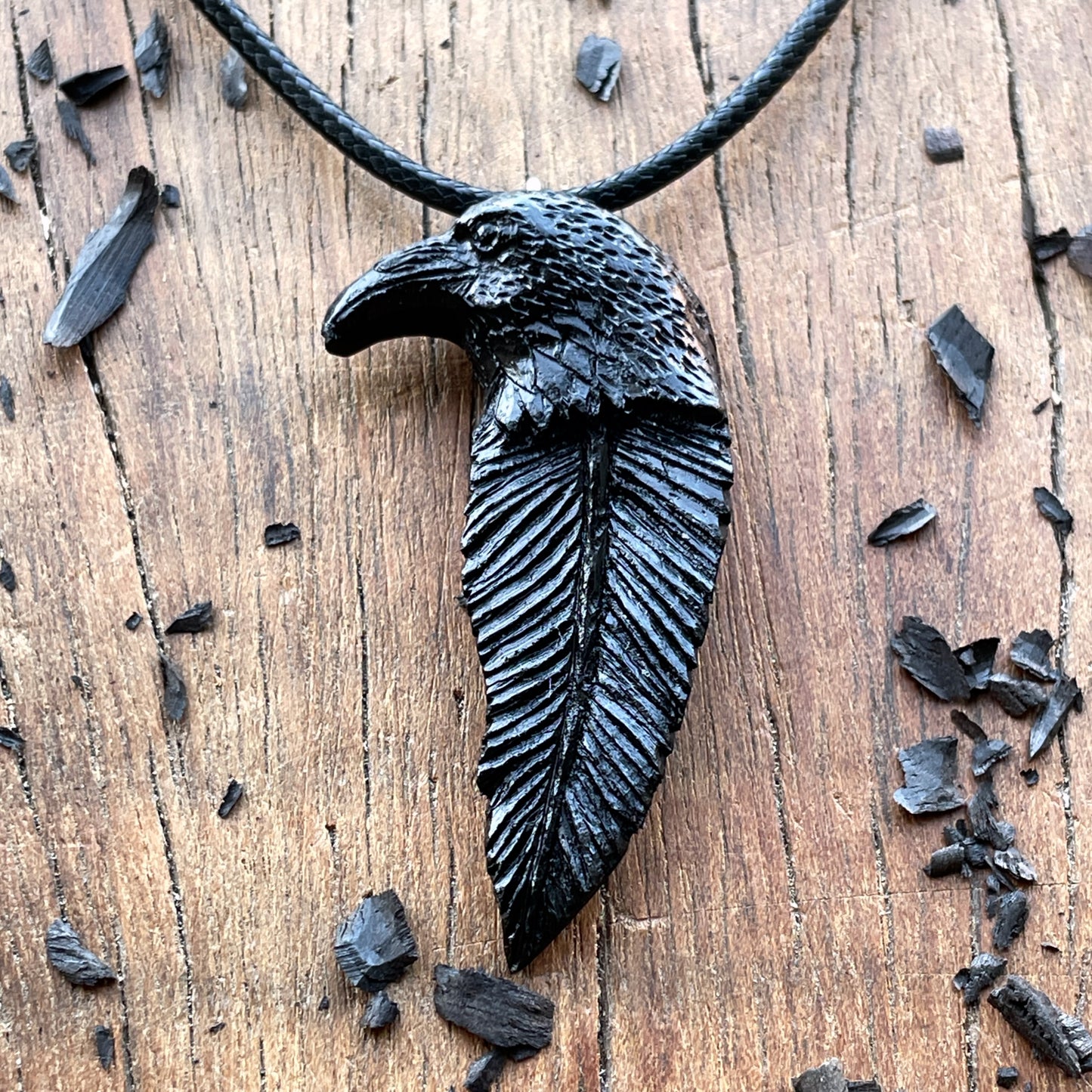Raven Totem Pendant