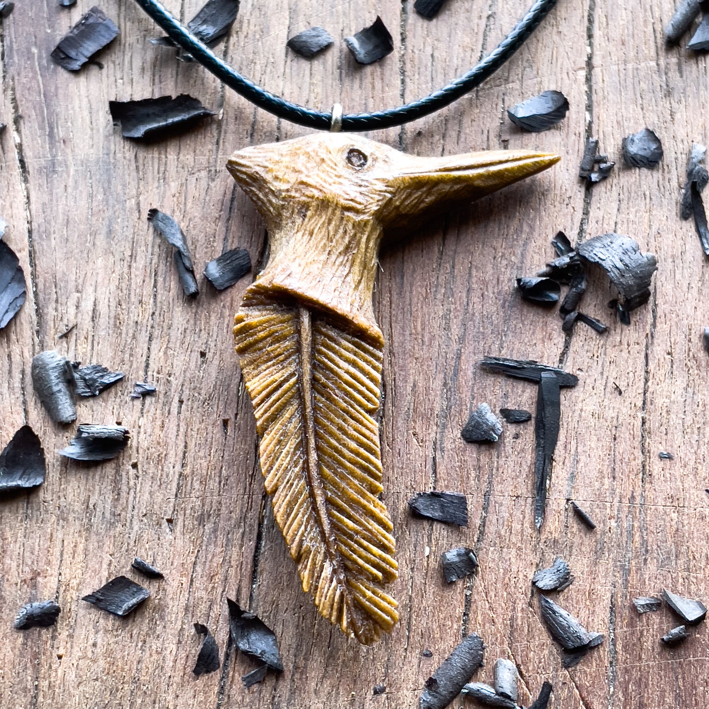 Woodpecker Totem Pendant