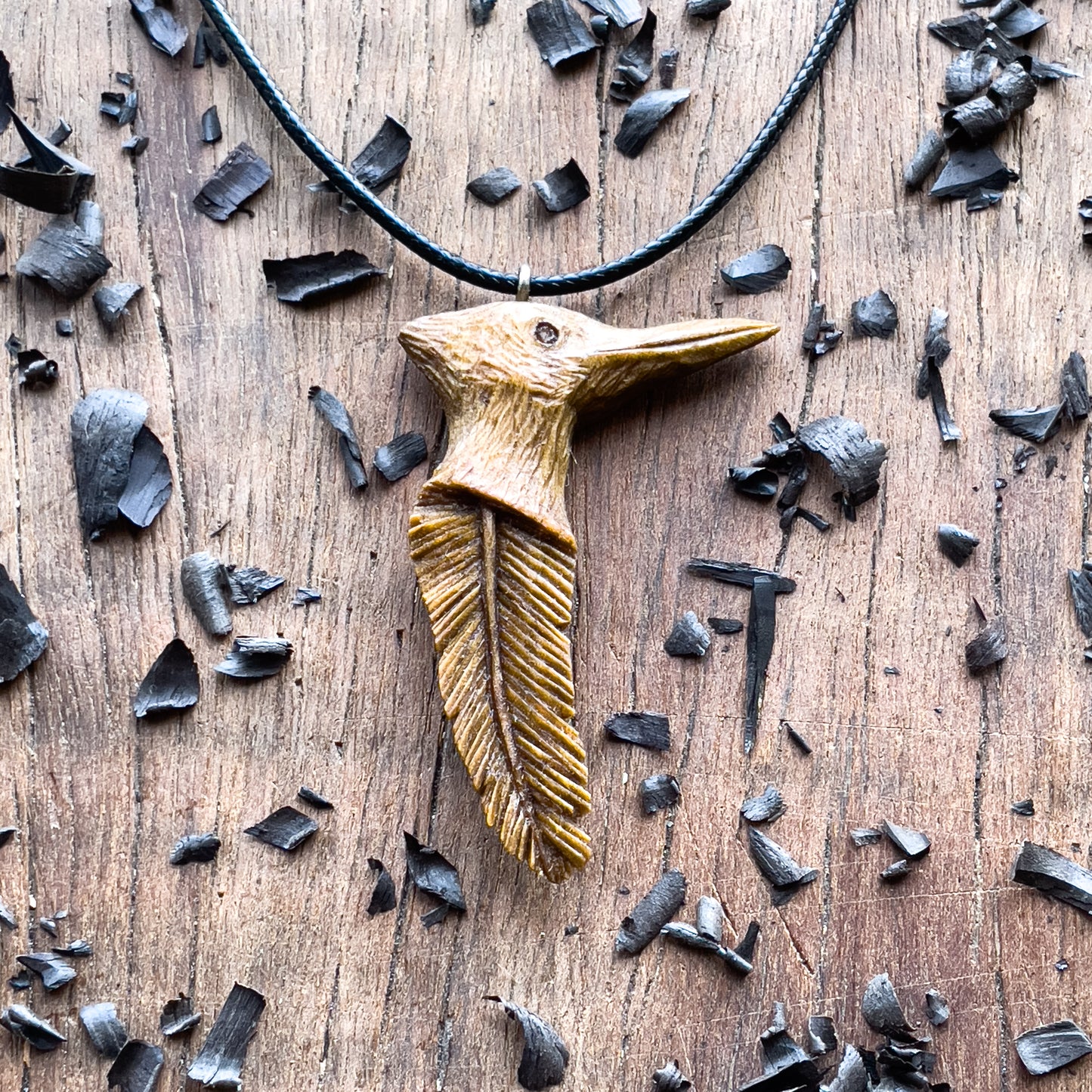 Woodpecker Totem Pendant