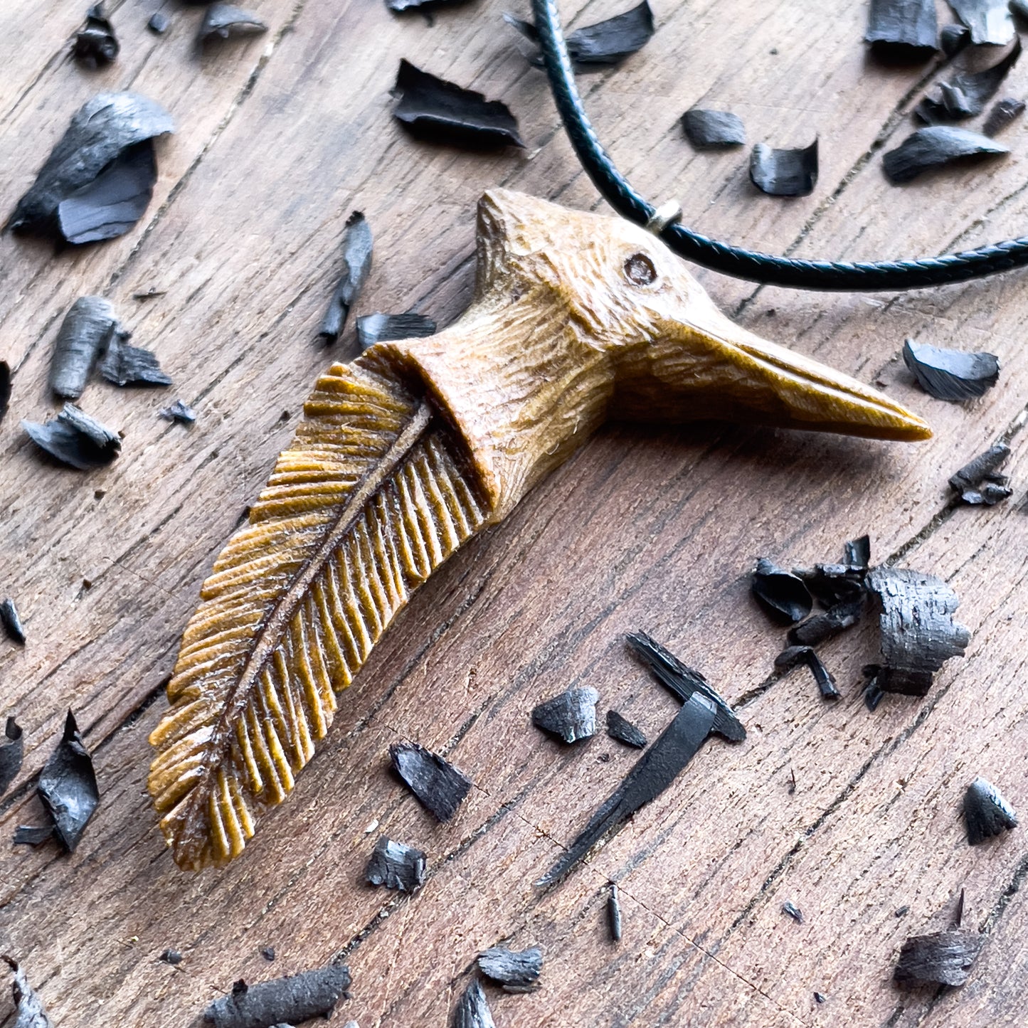 Woodpecker Totem Pendant