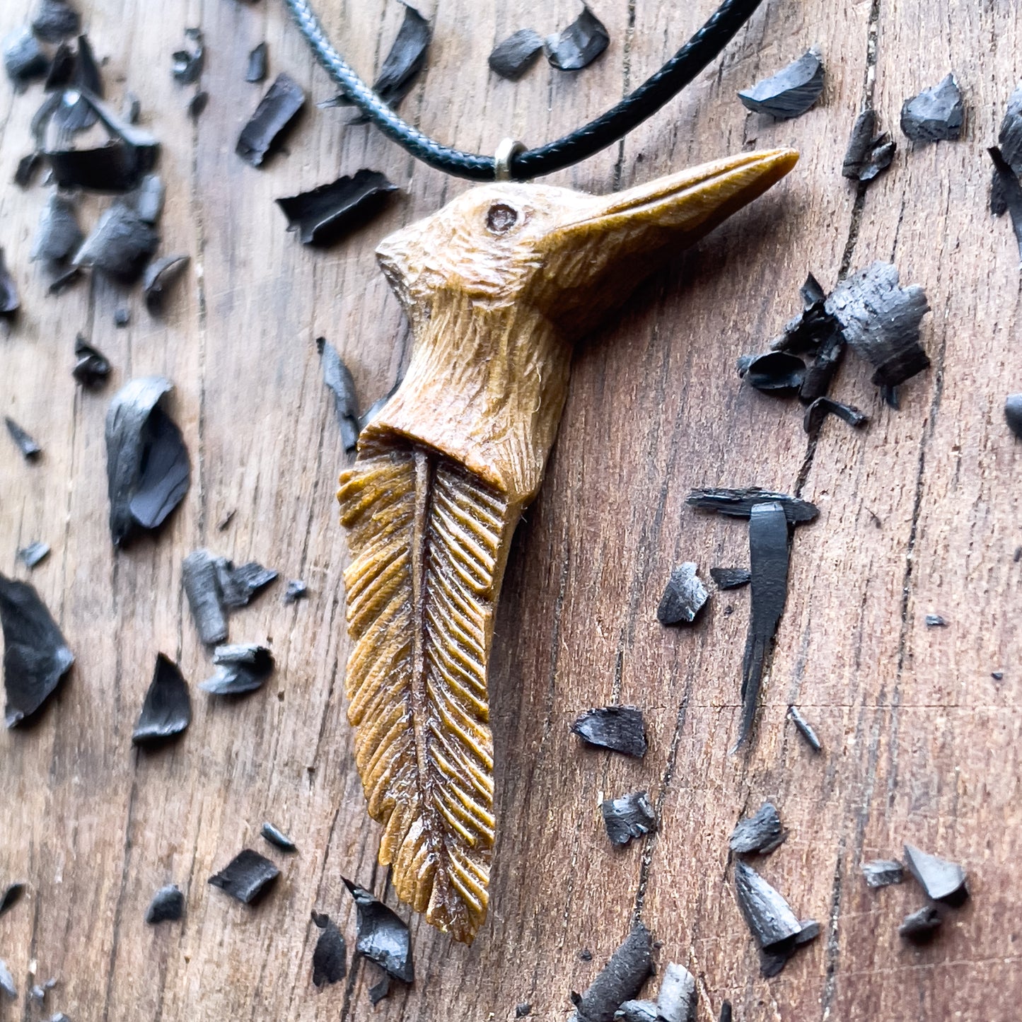 Woodpecker Totem Pendant