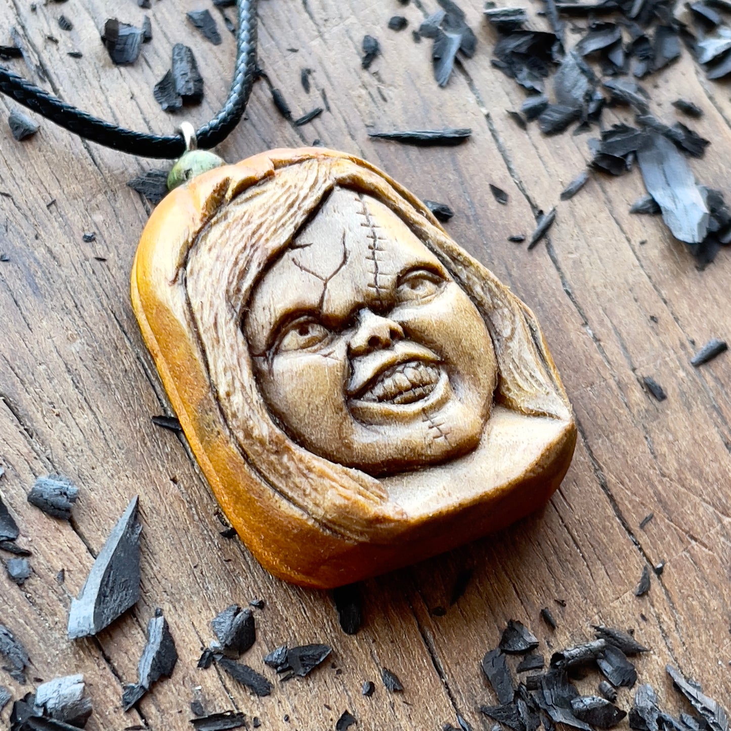 Halloween Pendant – Chucky's Doll Face