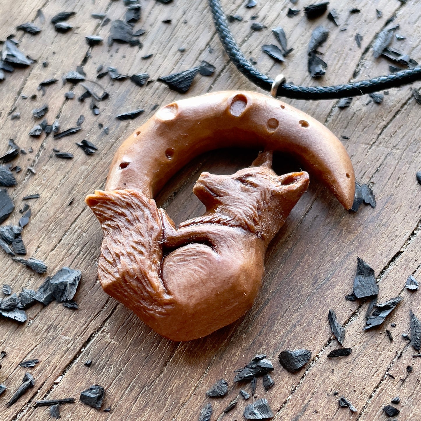 The Fox And The Moon Pendant