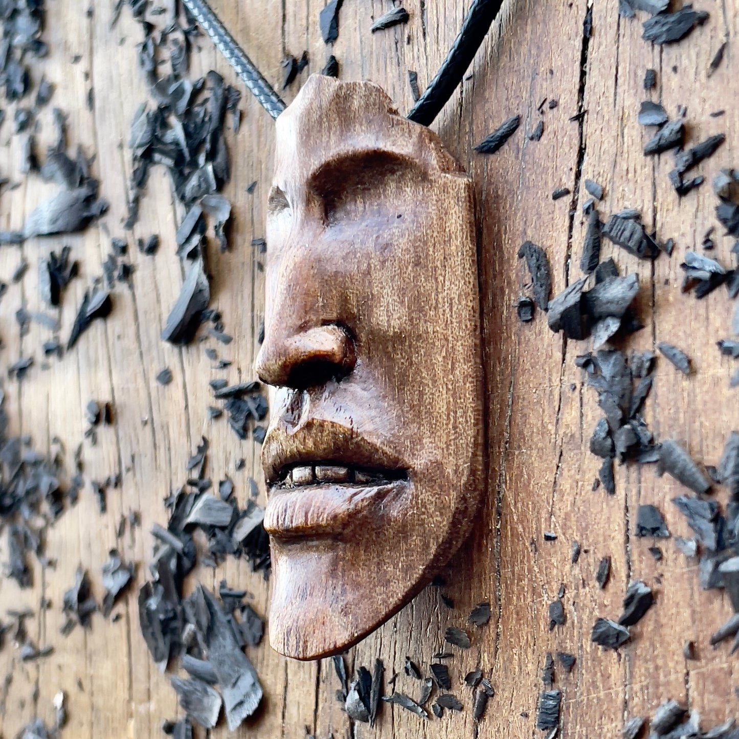 Nose and Sensual Lips Pendant