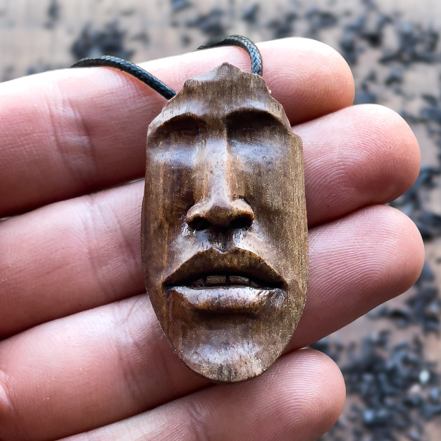 Nose and Sensual Lips Pendant
