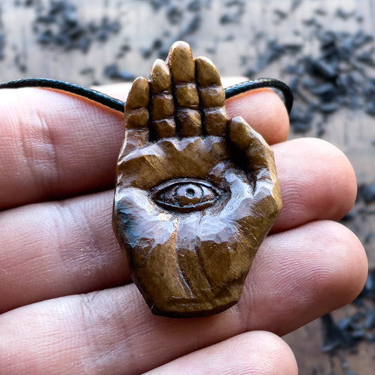 Realistic Hand of Fatima Pendant