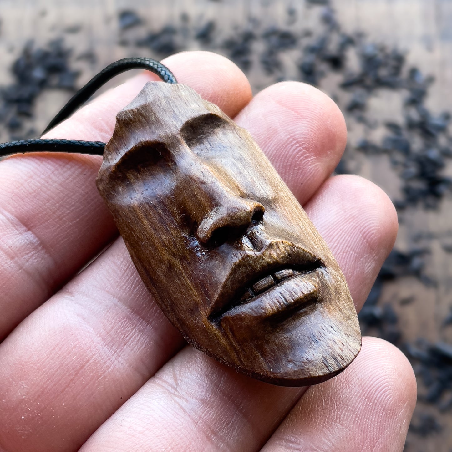 Nose and Sensual Lips Pendant
