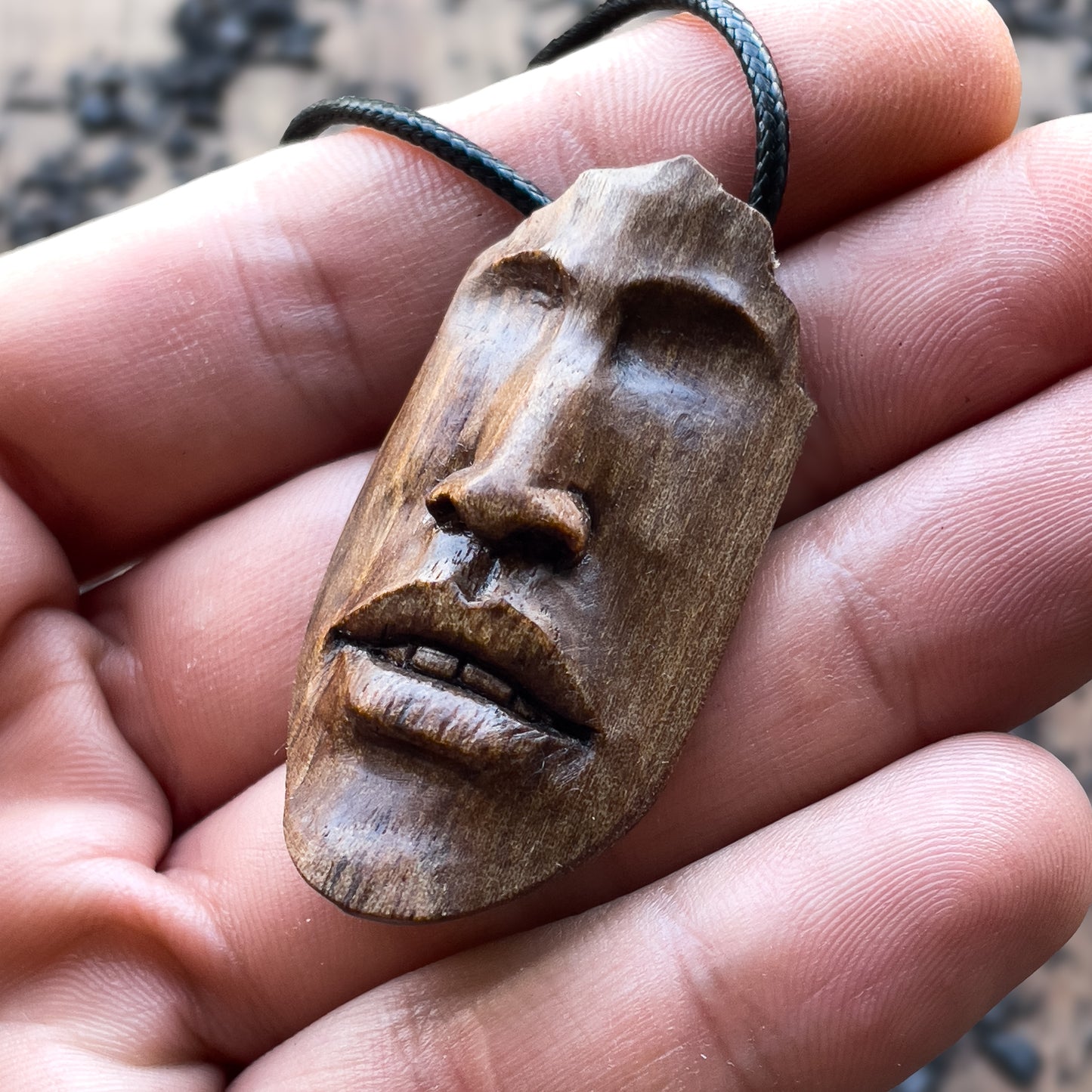 Nose and Sensual Lips Pendant