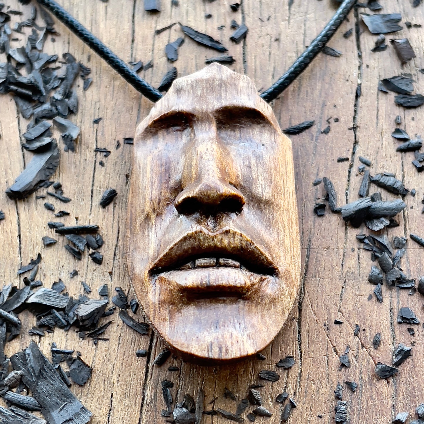 Nose and Sensual Lips Pendant