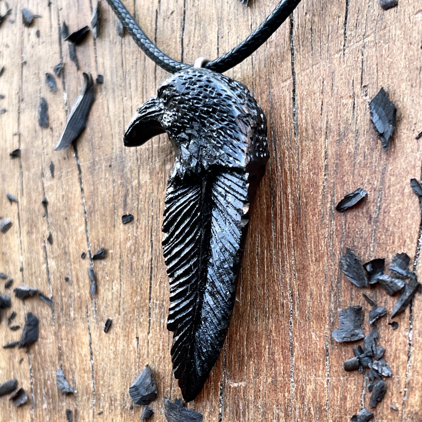 Raven Totem Pendant
