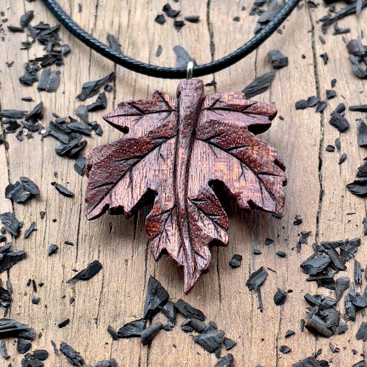 Maple Leaf Pendant - Ember Spirit