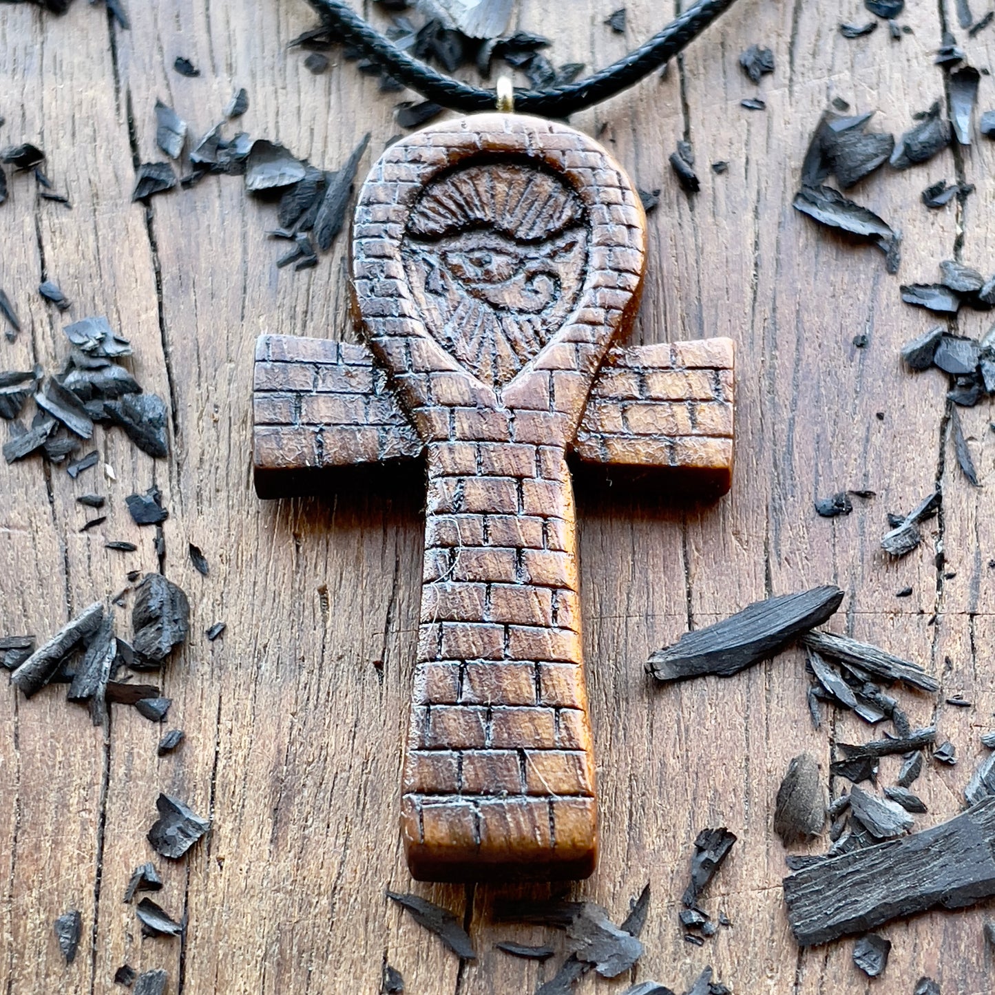 Ankh With Eye Of Horus Pendant
