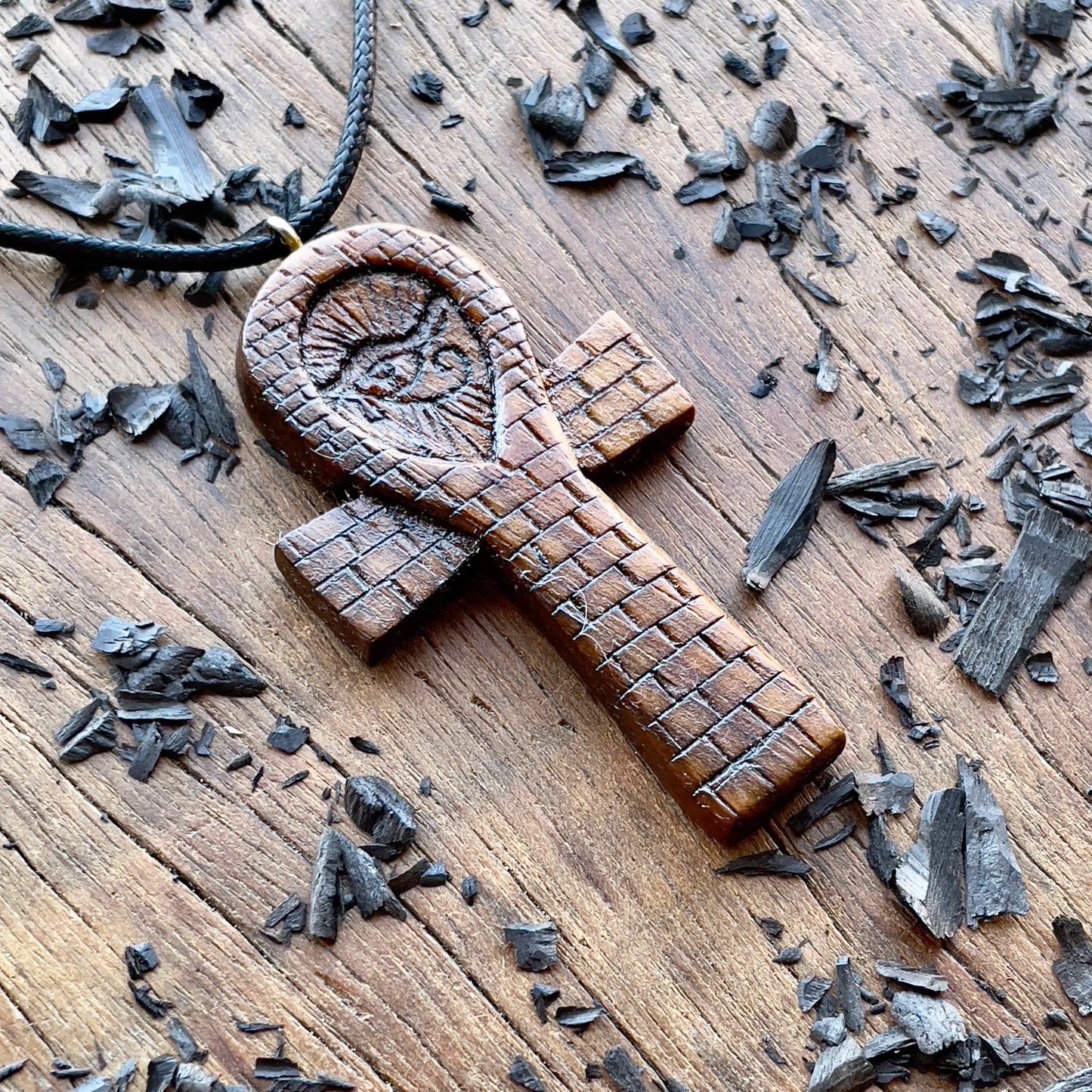 Ankh With Eye Of Horus Pendant