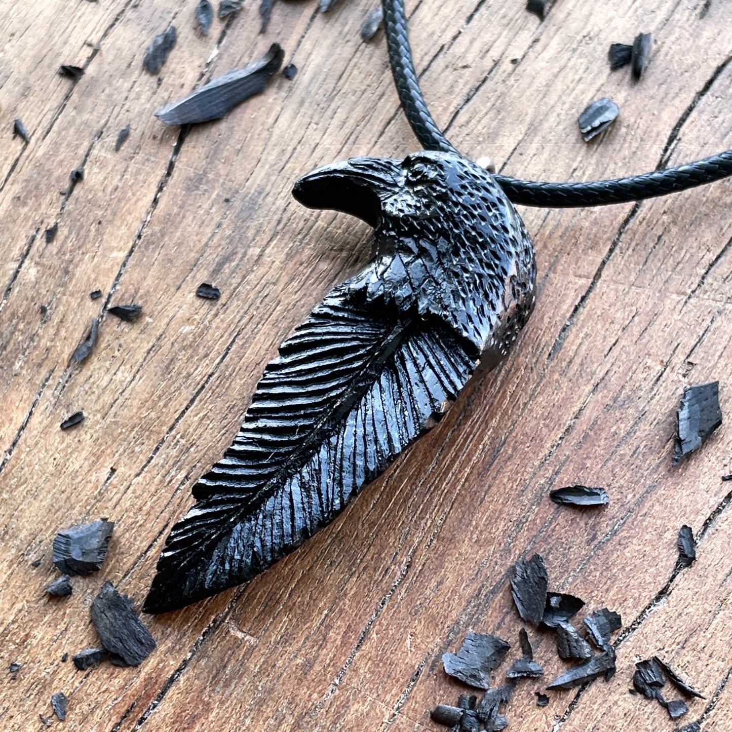 Raven Totem Pendant
