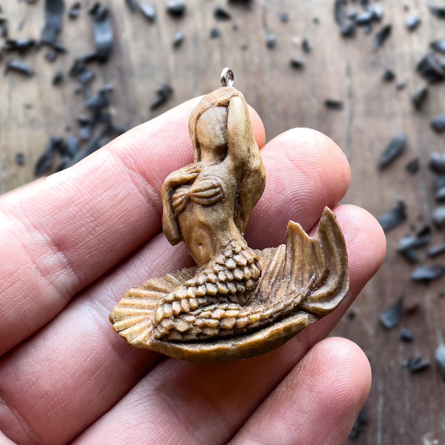 Mermaid Pendant – Shell Reverie