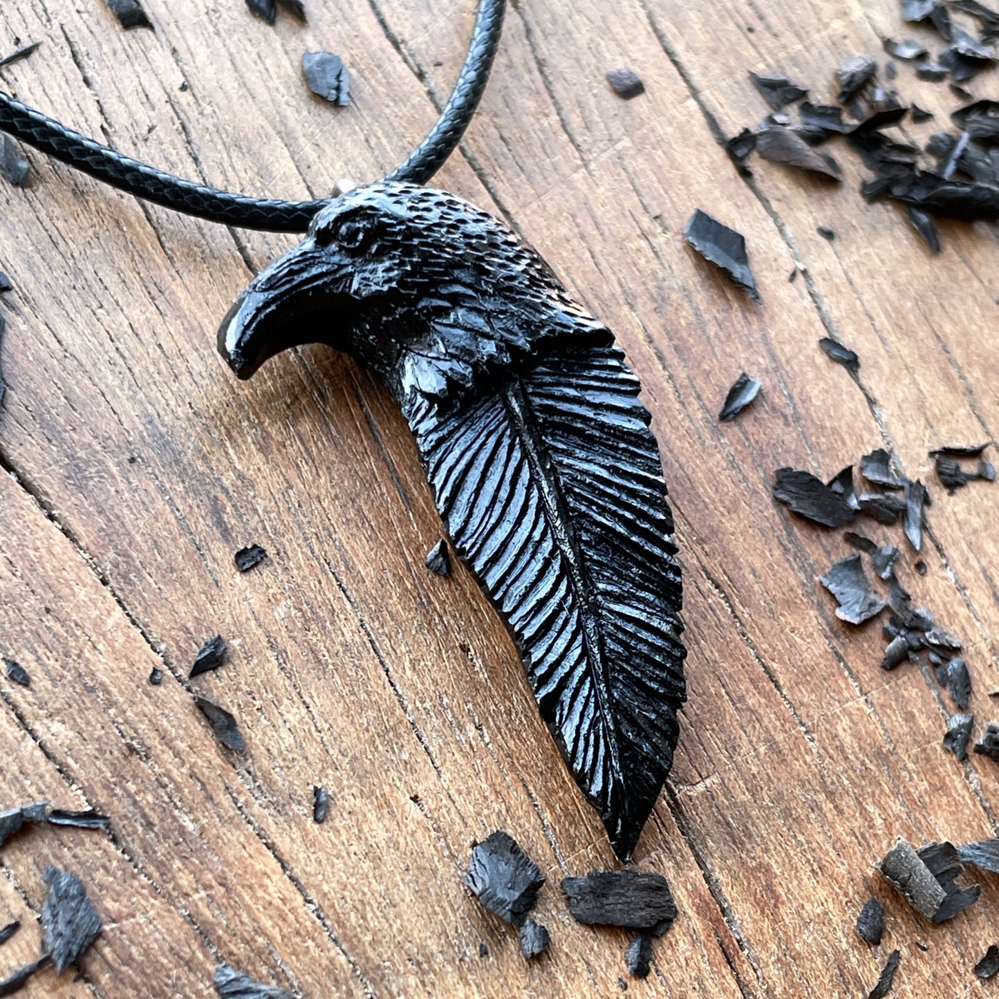 Raven Totem Pendant