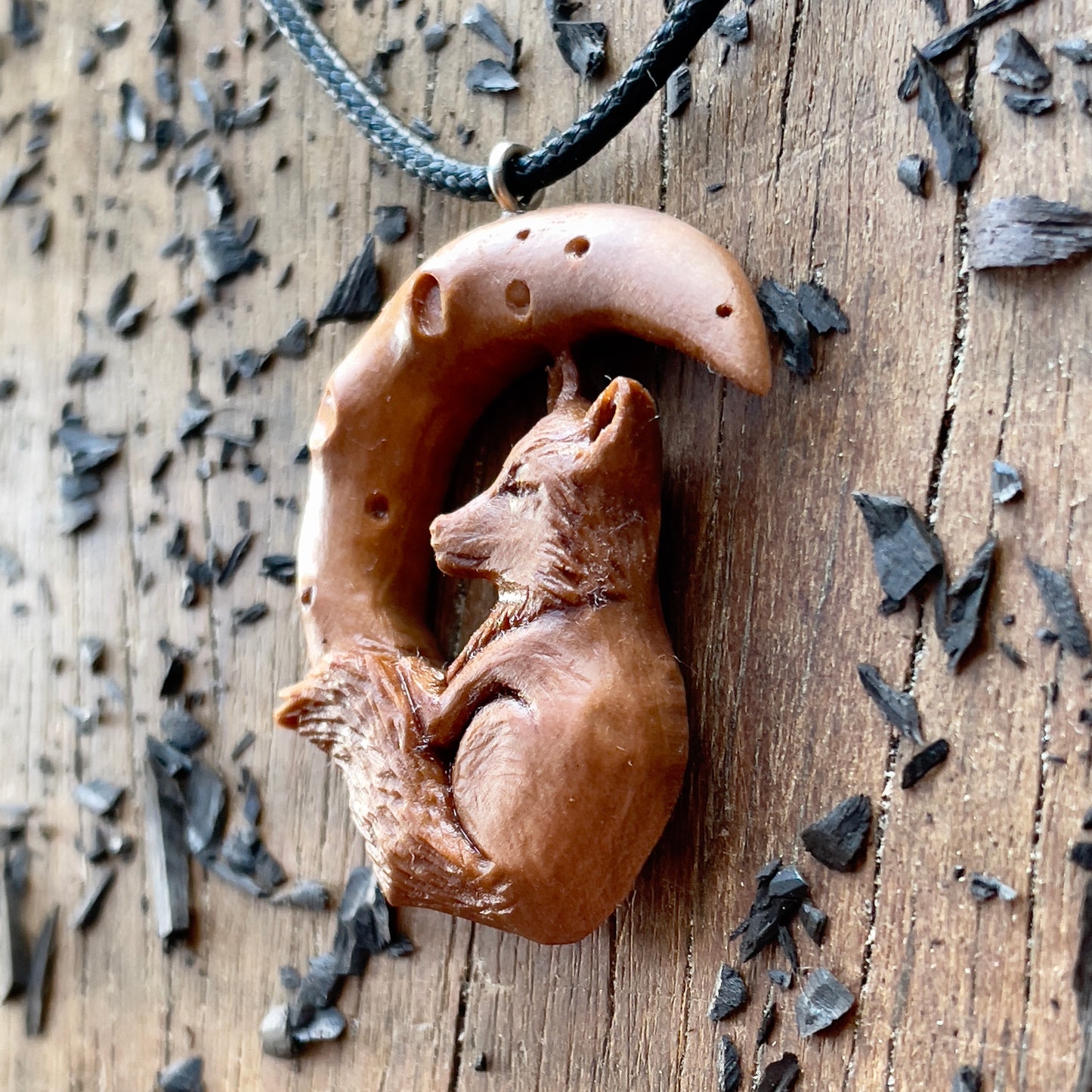 The Fox And The Moon Pendant