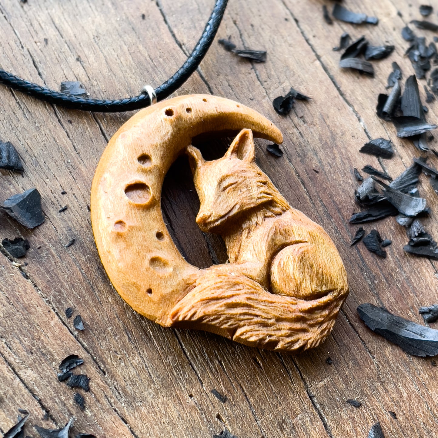 The Fox And The Moon Pendant