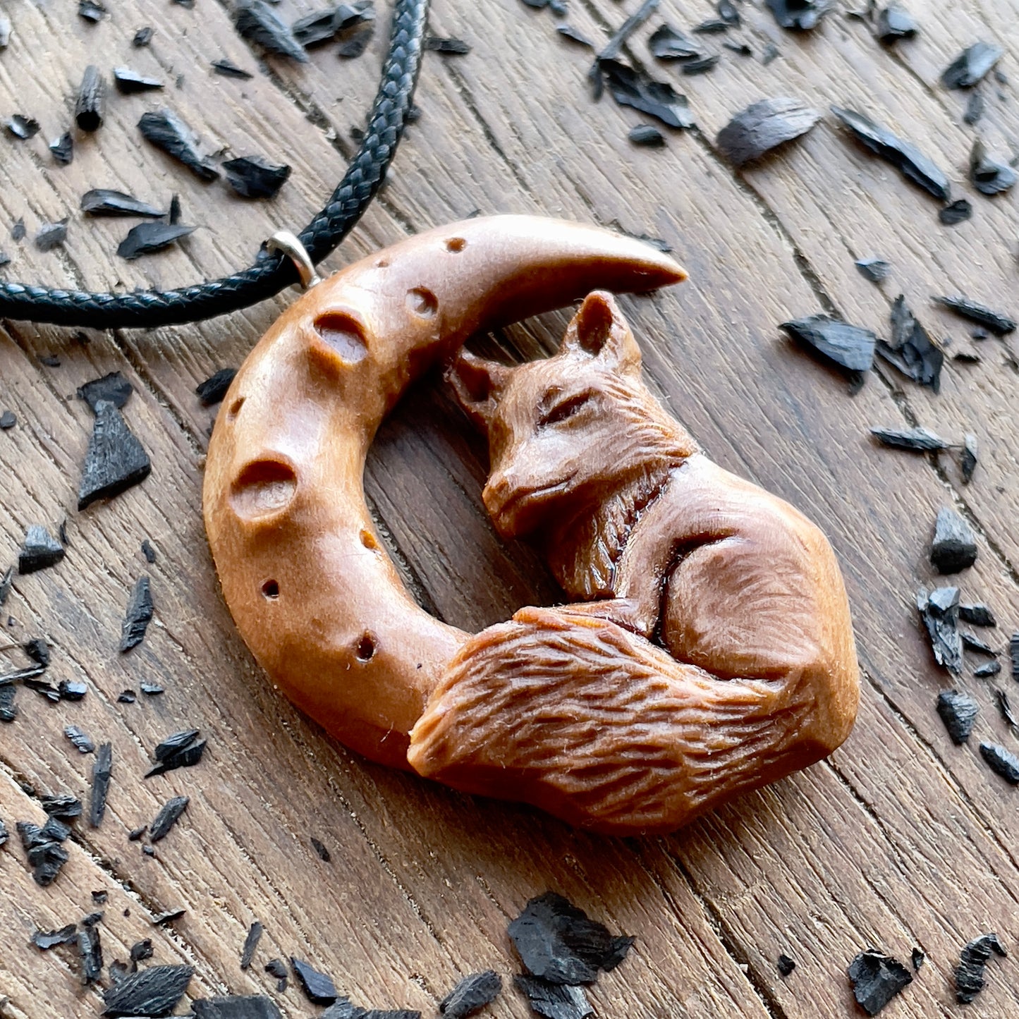 The Fox And The Moon Pendant