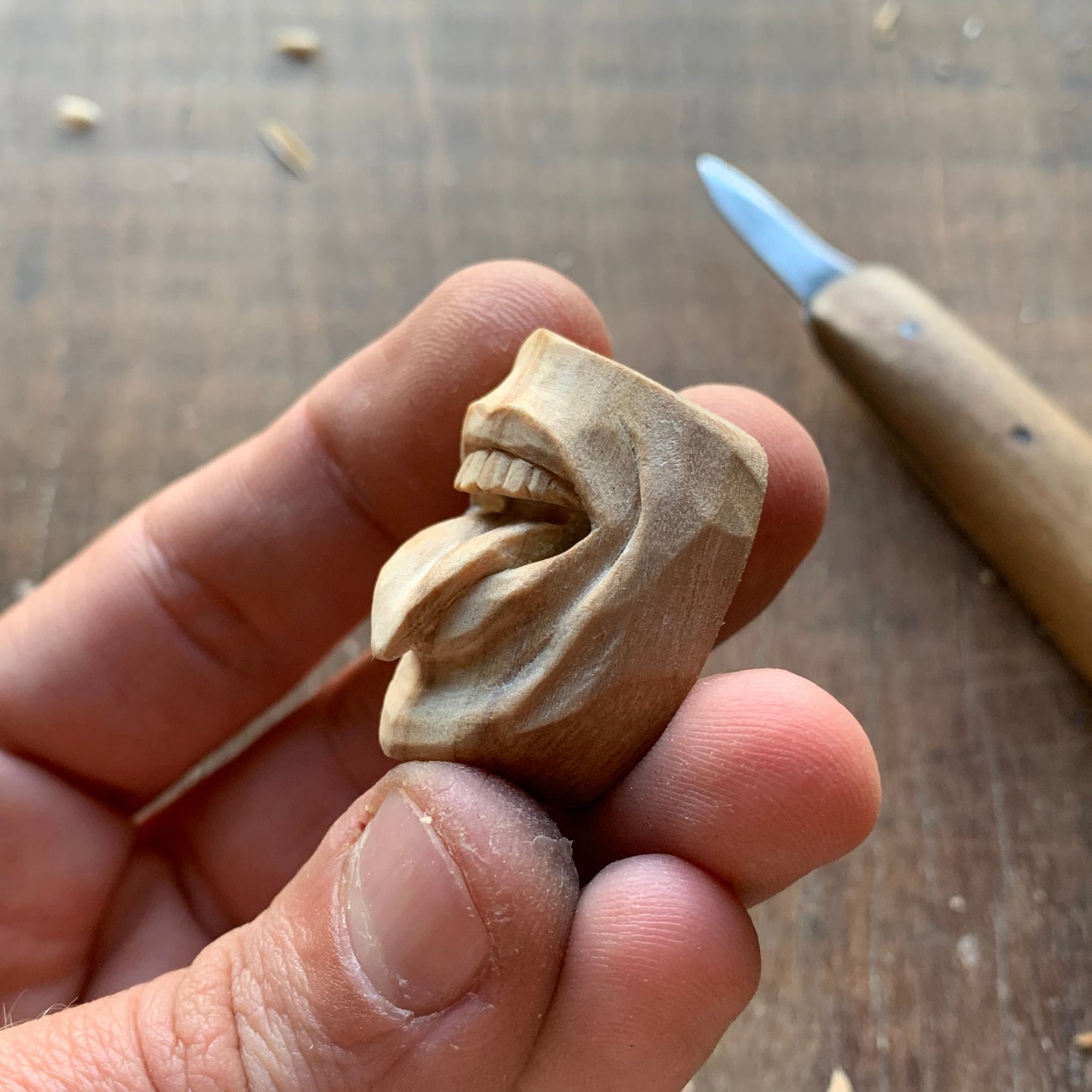 “Tongue Out” Mouth Pendant