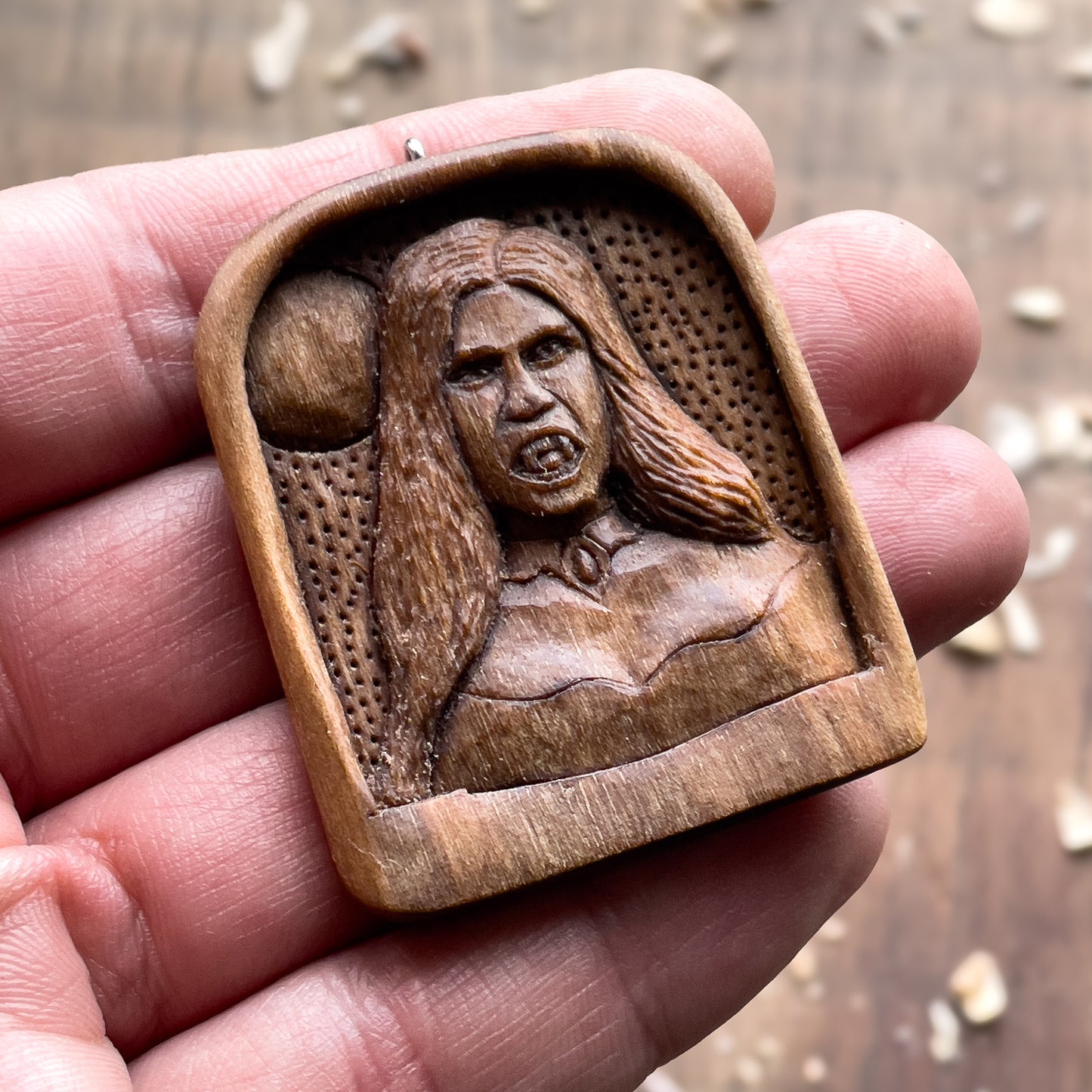 Vampire Moon Pendant