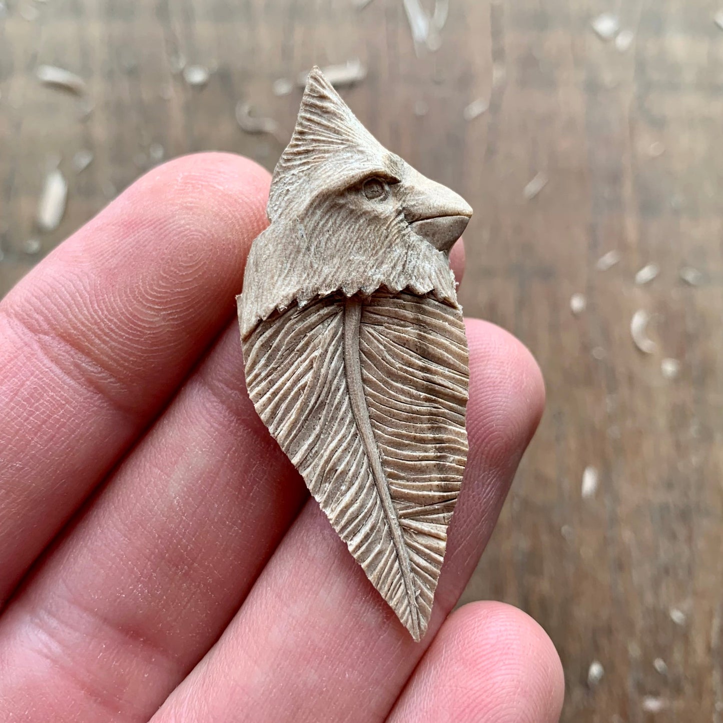 Cardinal Bird Totem Pendant