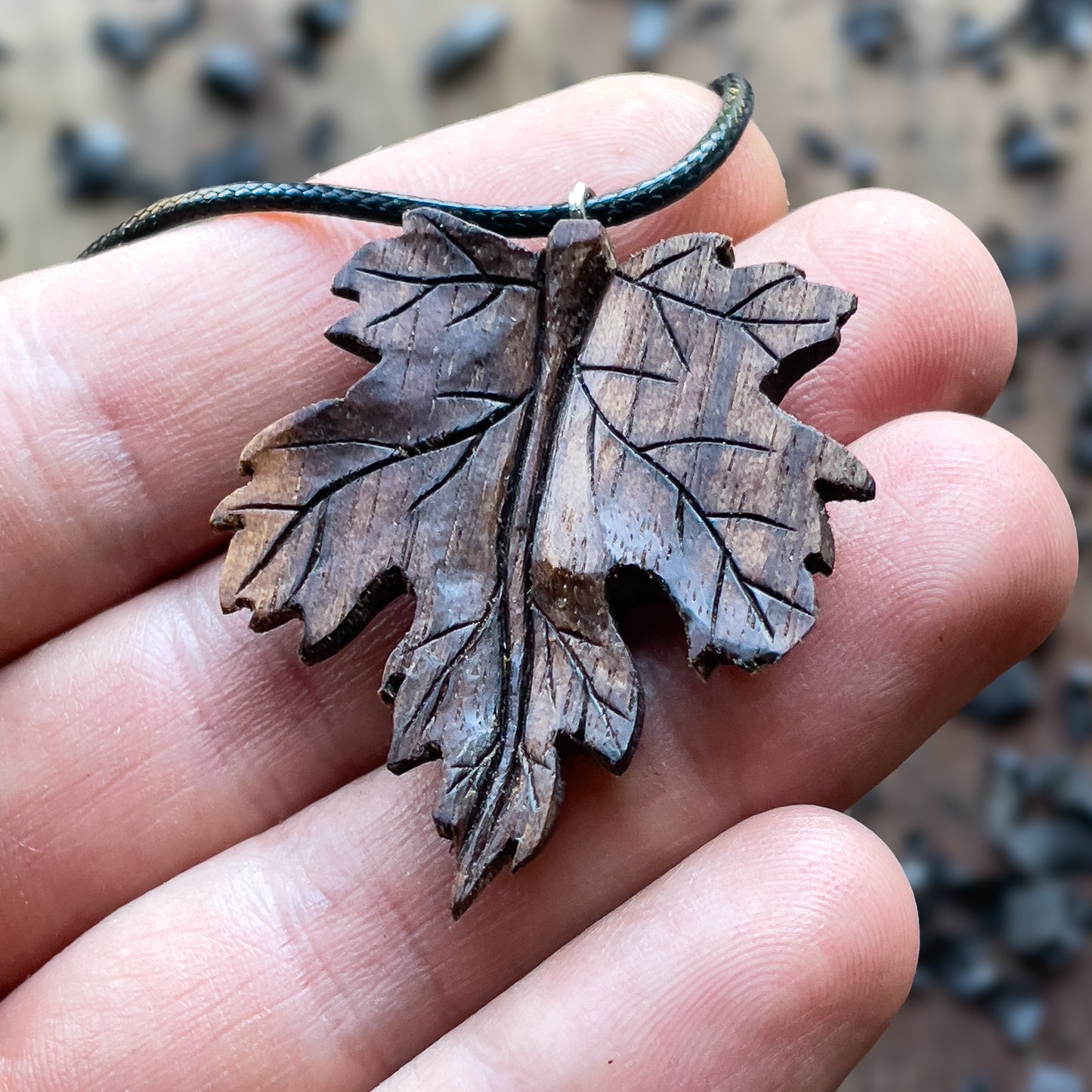 Maple Leaf Pendant - Ember Spirit