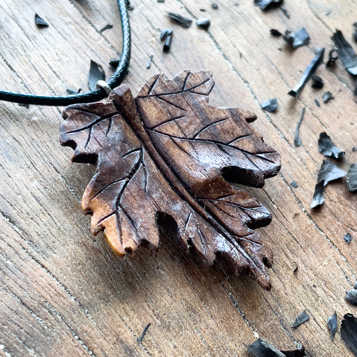 Maple Leaf Pendant - Ember Spirit