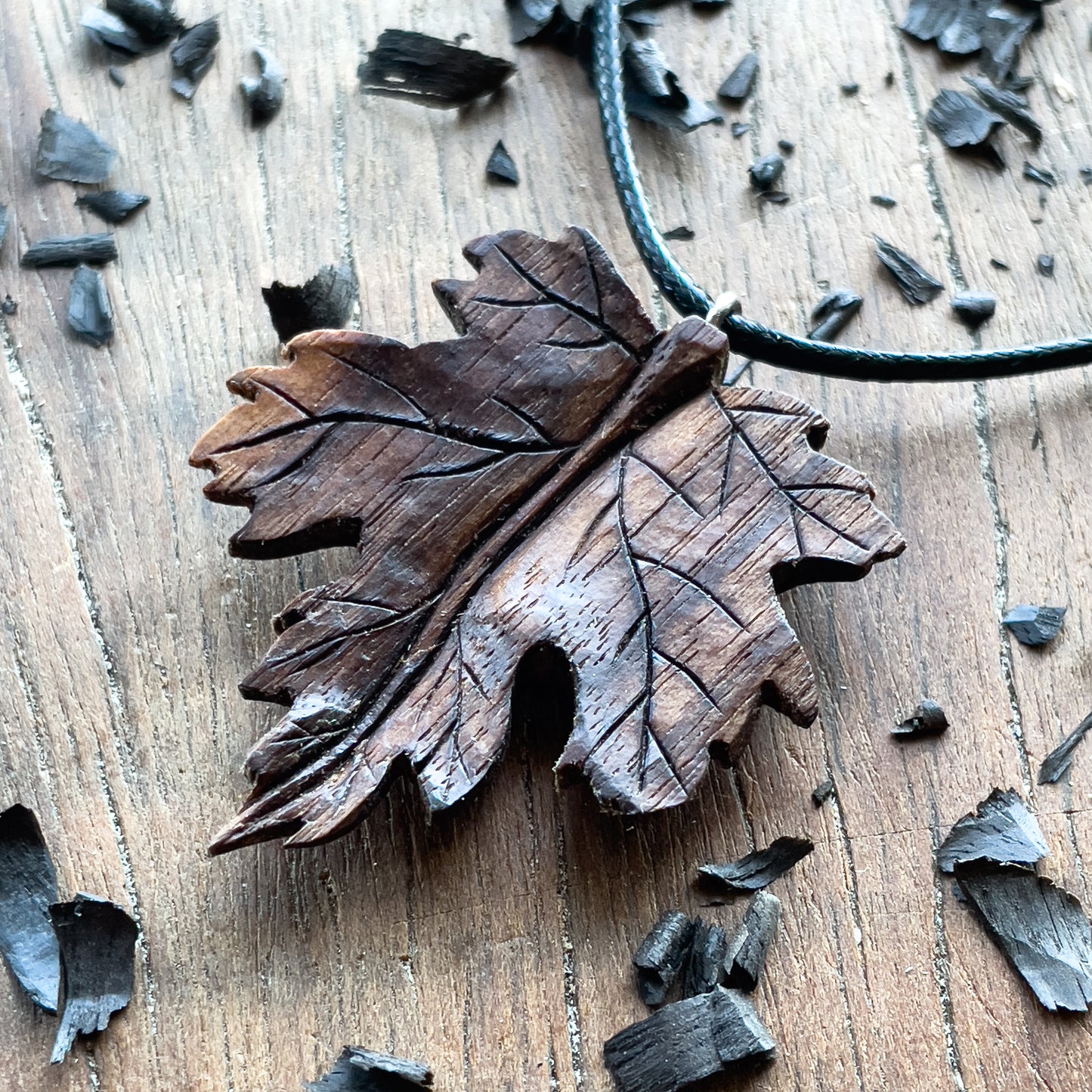 Maple Leaf Pendant - Ember Spirit