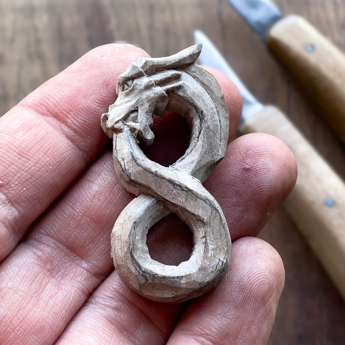 Dragon Ouroboros Pendant – Infinity Loop