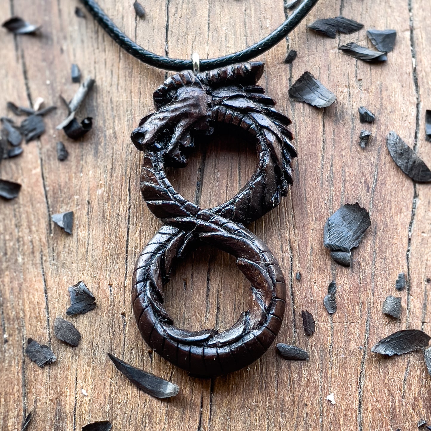 Dragon Ouroboros Pendant – Infinity Loop