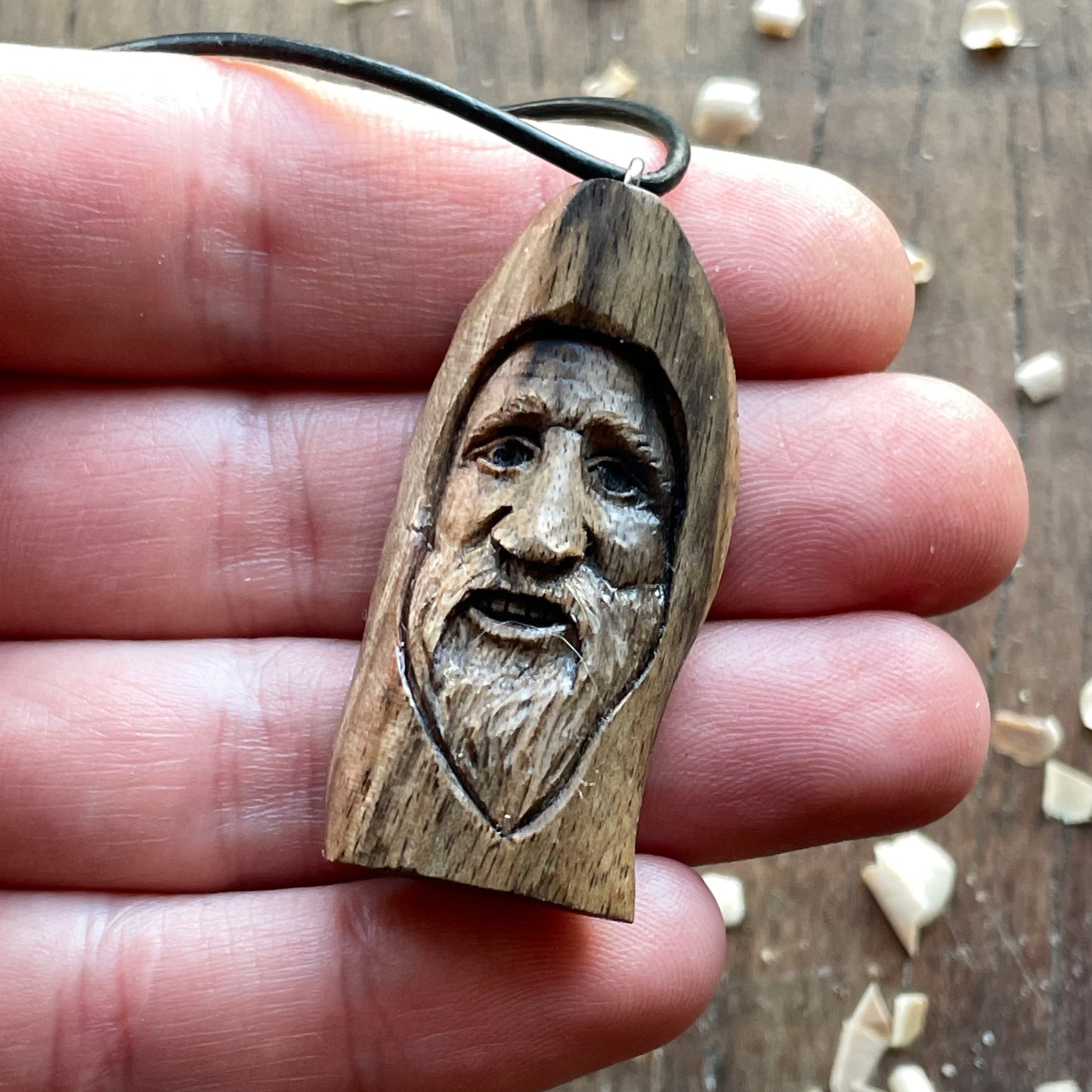 "Hopeful" Wood Spirit Pendant