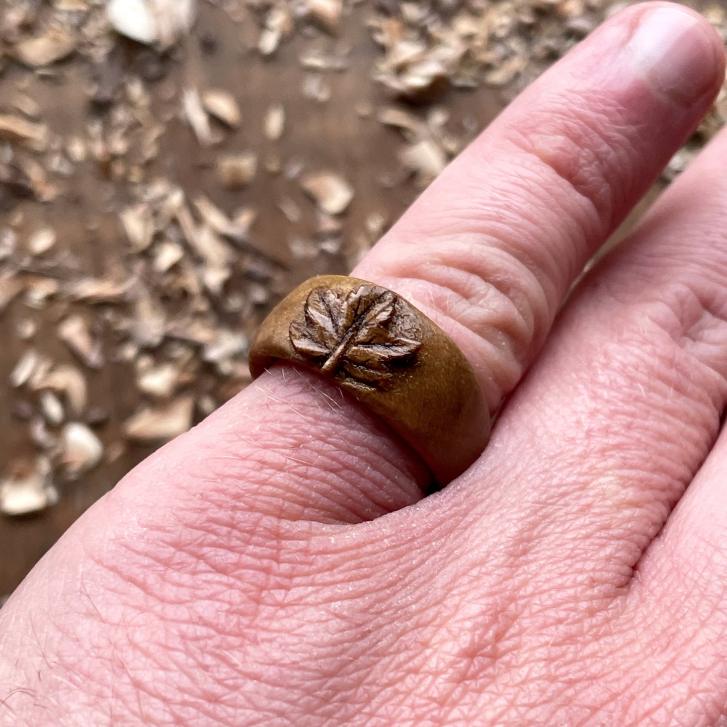 Maple Leaf Ring