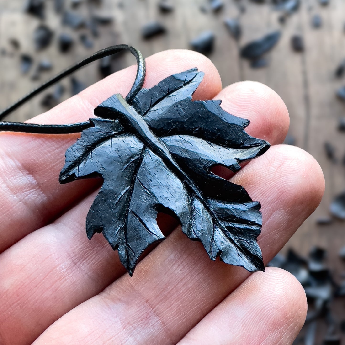 Maple Leaf Pendant - Ember Spirit