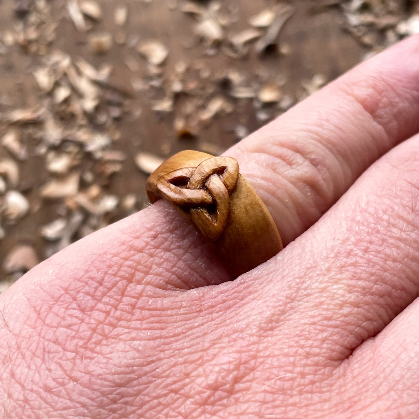 Triquetra & Triskelion Ring