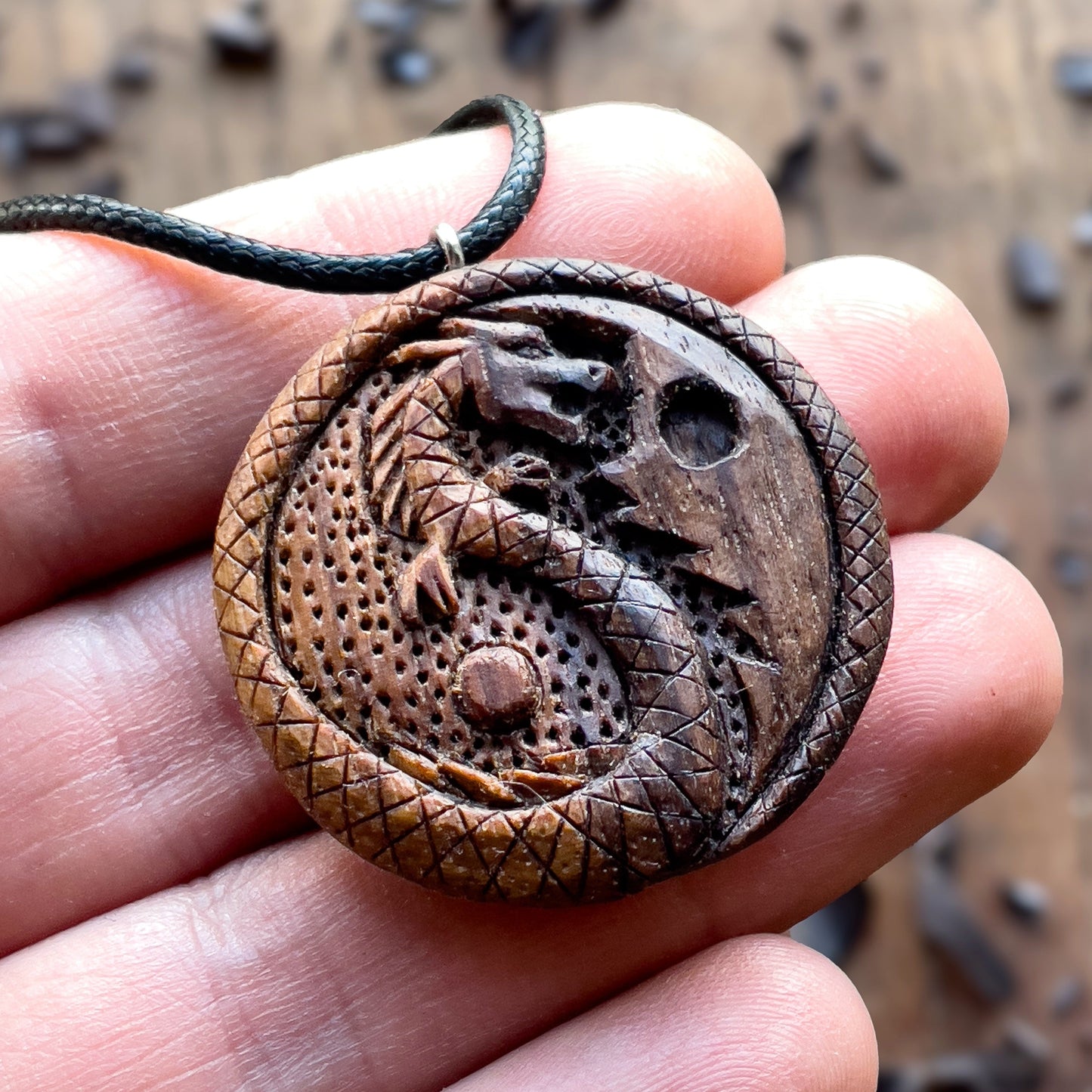 Dragon Yin-Yang Pendant