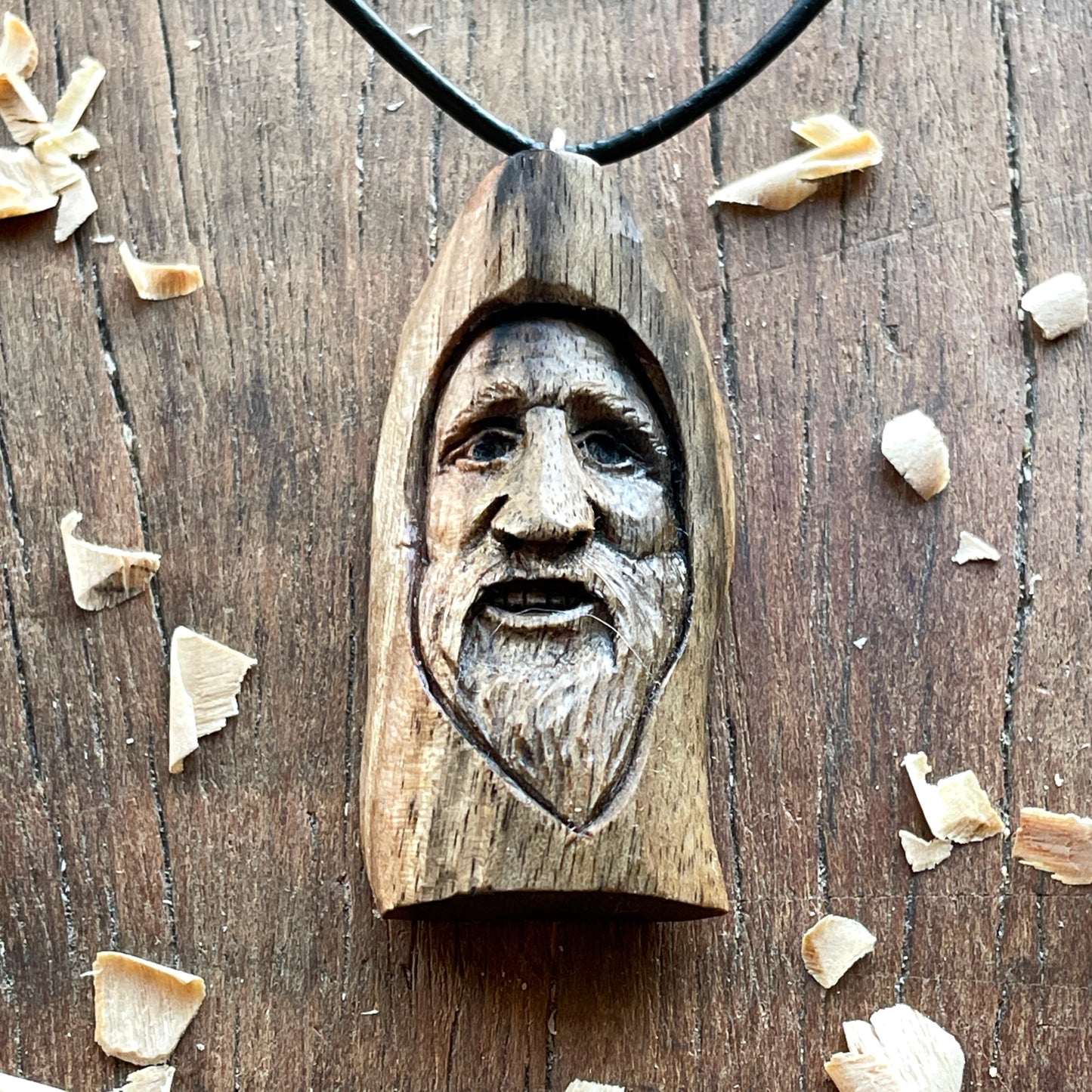 "Hopeful" Wood Spirit Pendant