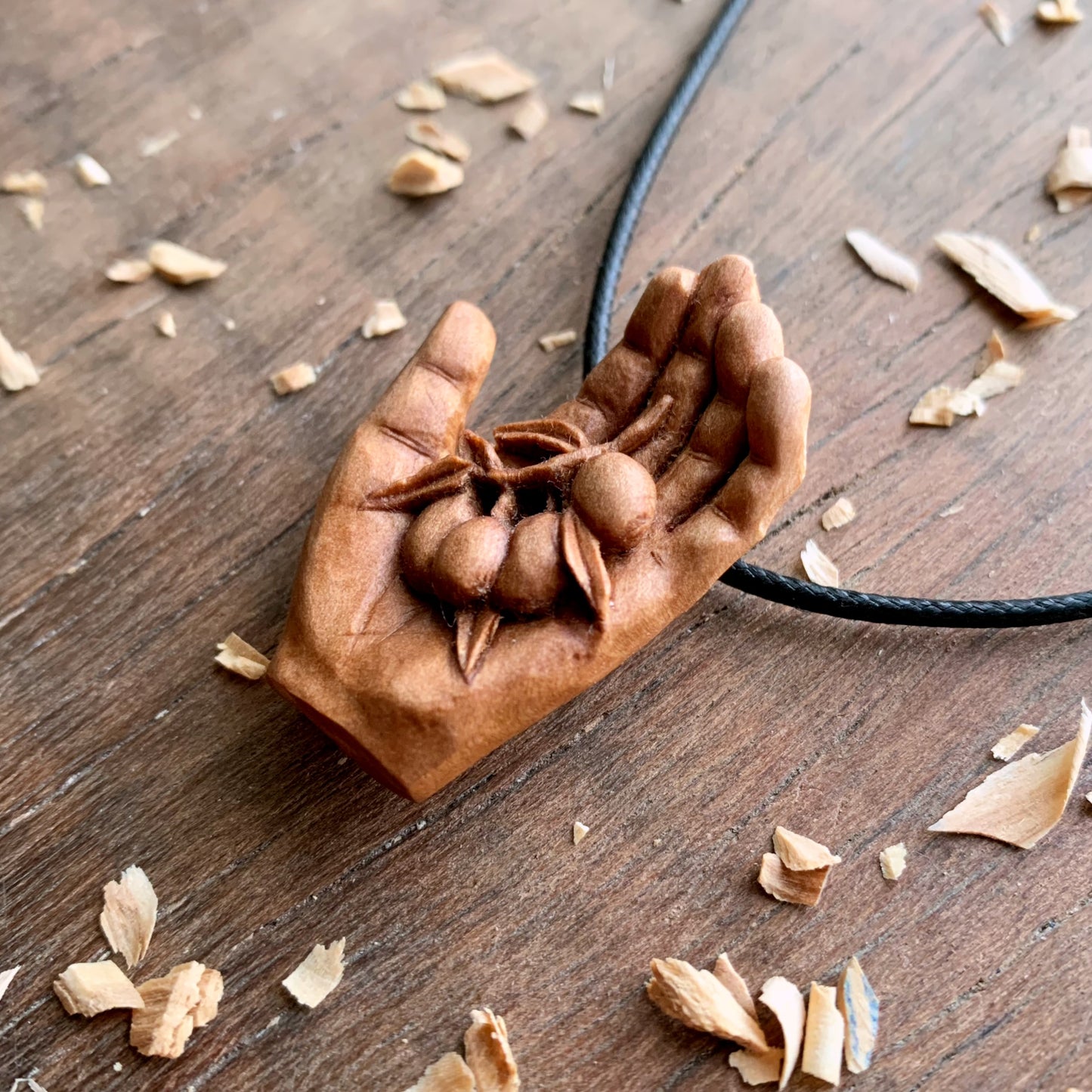 Hand with Olive Tree Branch