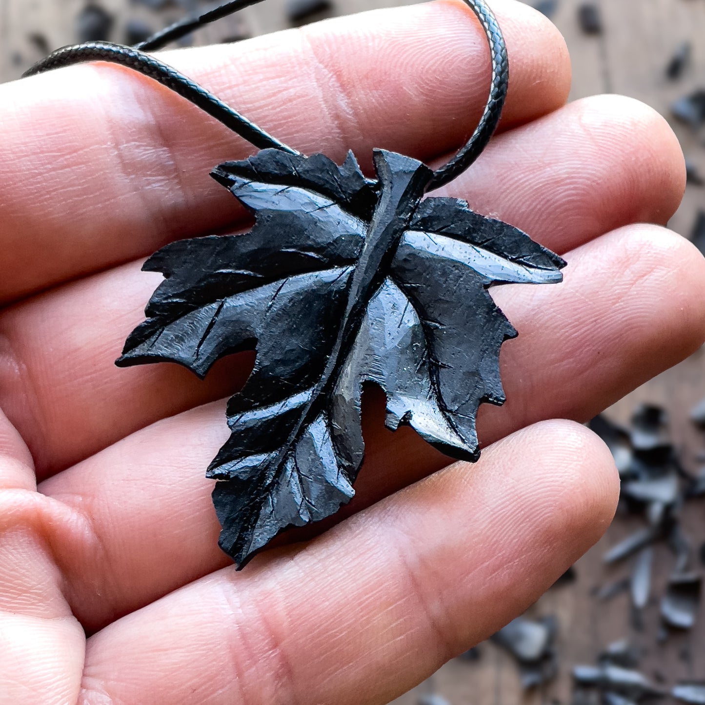 Maple Leaf Pendant - Ember Spirit