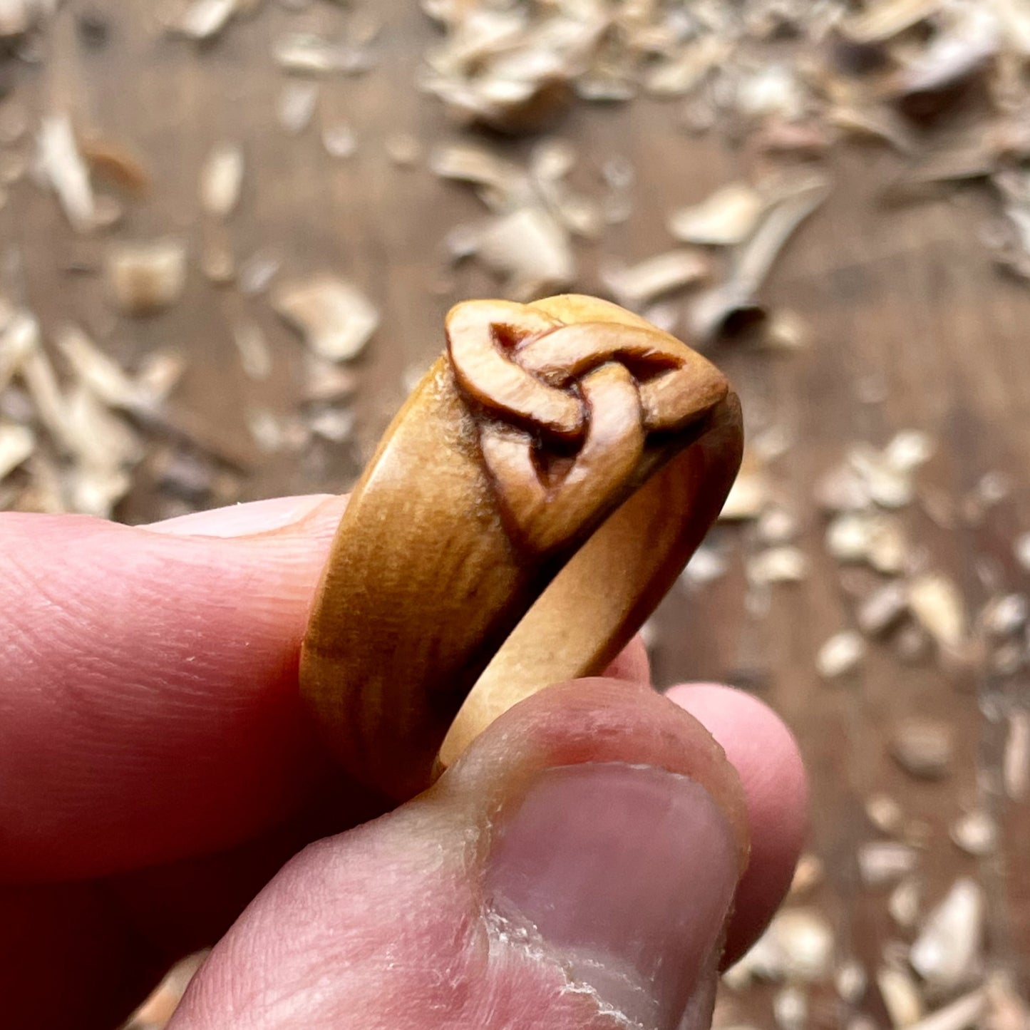 Triquetra & Triskelion Ring